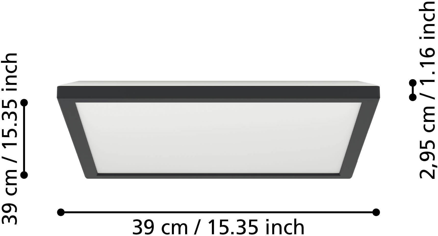 EGLO Deckenleuchte »Rovito-Z Deckenlampe, ZigBee 3.0, Kunststoff, Badezimmerlampe, IP44« LED-Modul 1 Stk. Kaltweiß | RGB