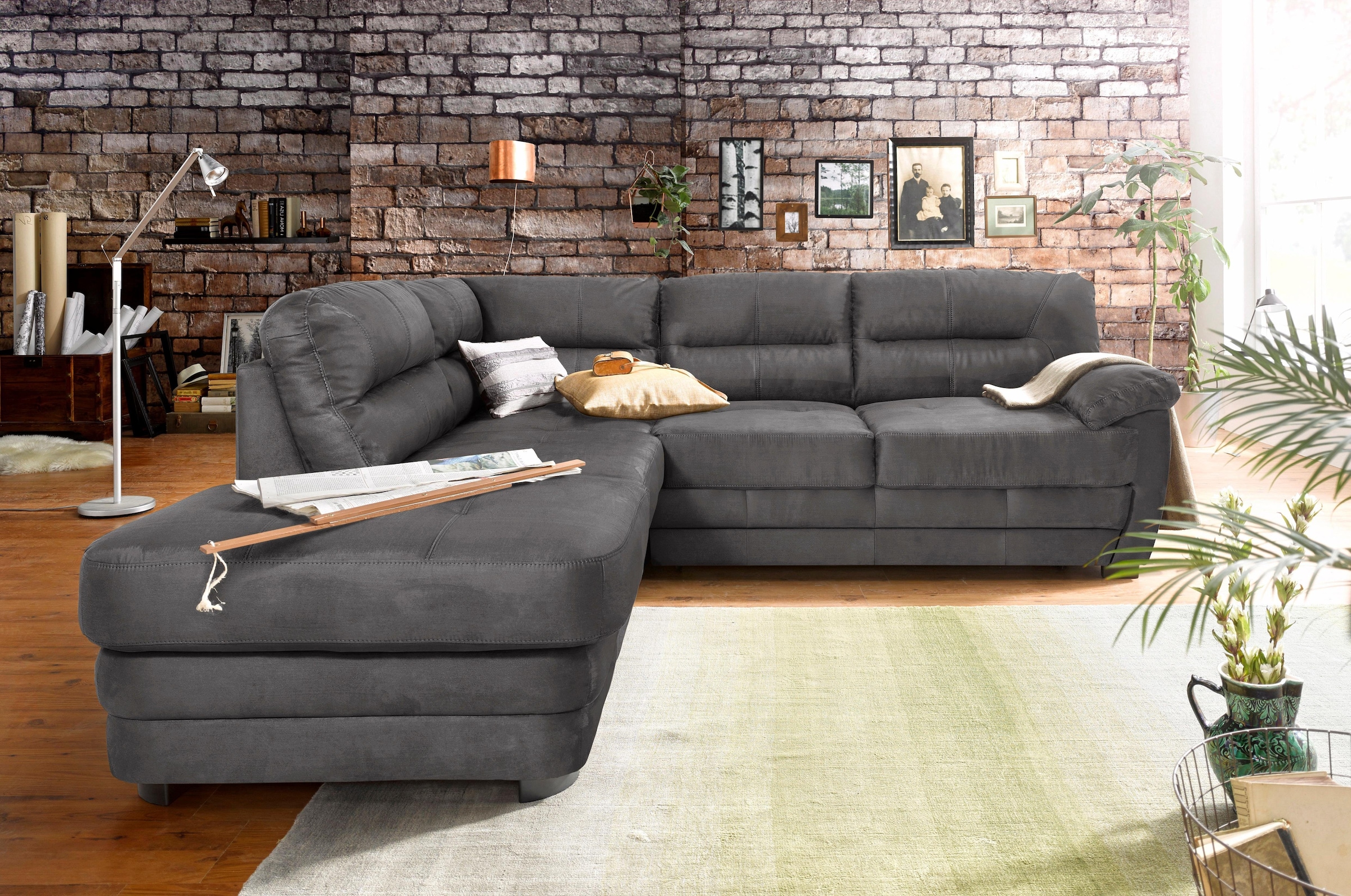COTTA Polstergarnitur "Royale L-Form", (Set), Set bestehend aus: Ecksofa & günstig online kaufen