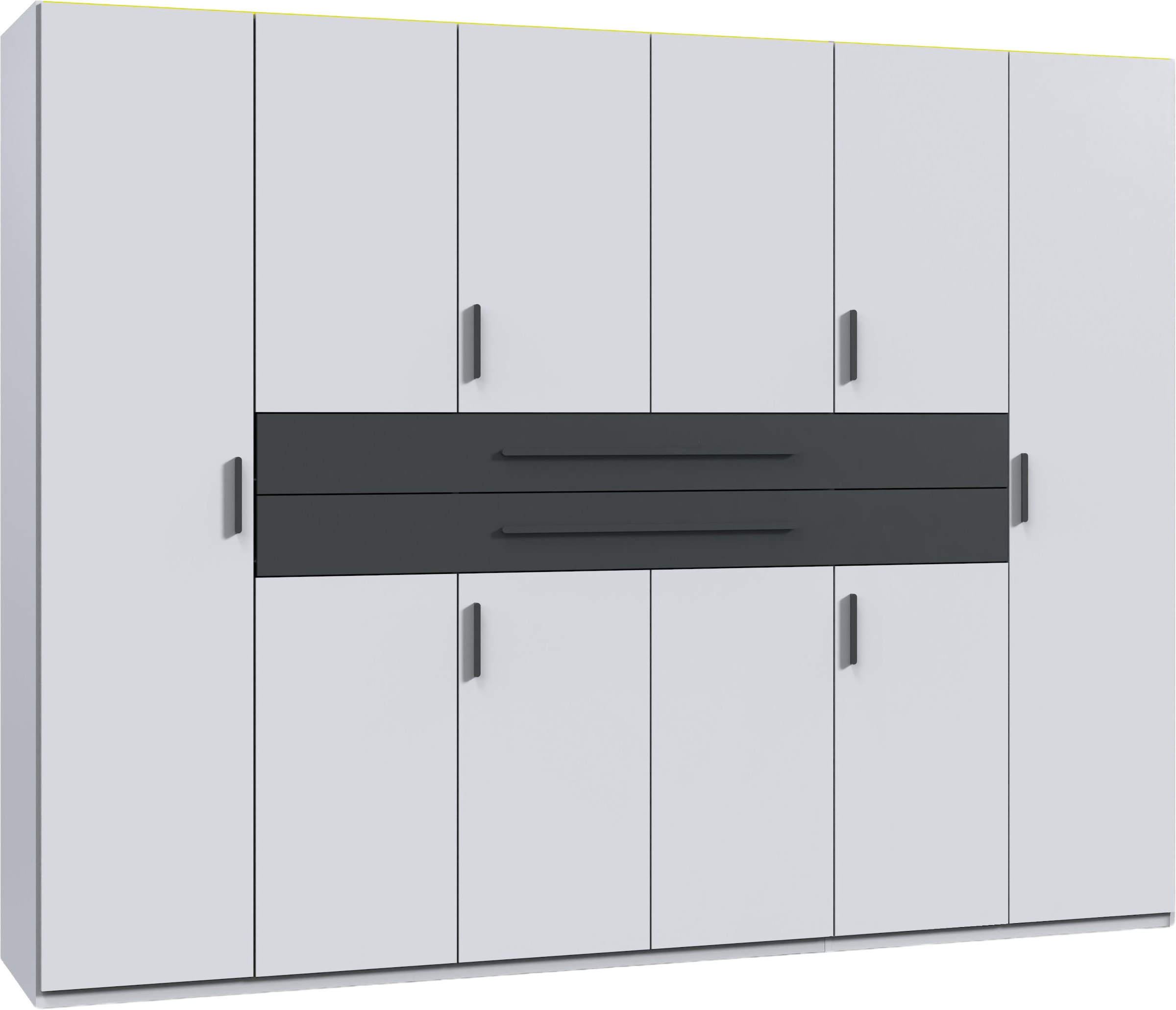 Wimex Drehtürenschrank "Digit, erhältlich in den Breiten 180cm, 225cm oder 270cm" Schlafzimmer Schrank Bestseller in moderner Optik, Kleiderschrank inkl. zwei Schubkästen in zentraler Höhe