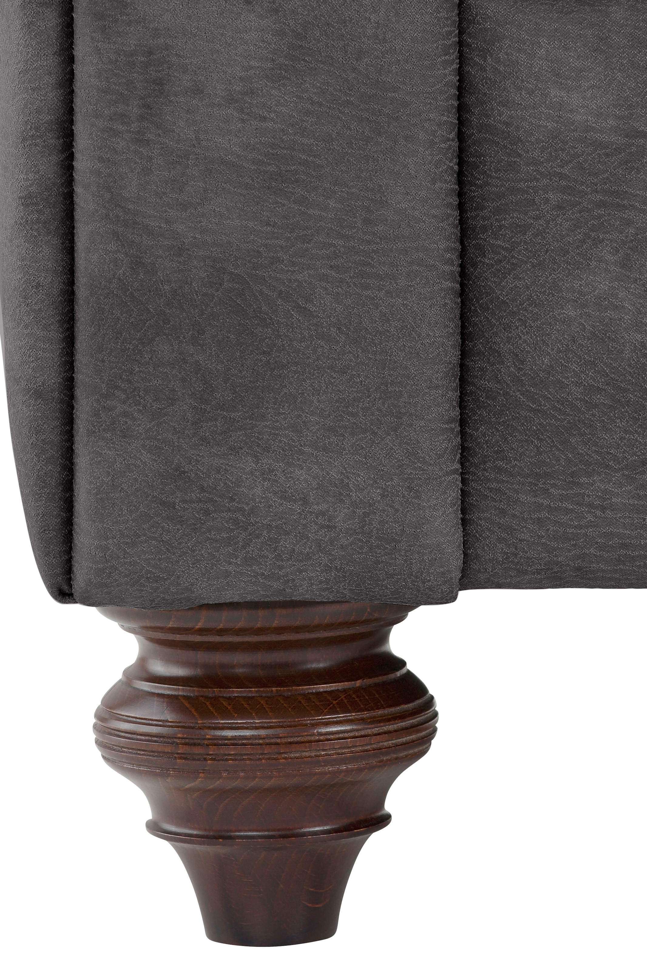 Home affaire Sitzgruppe »Chesterfield«, (2 tlg.), hochwertige Knopfheftung, bestehend aus 2- und 3-Sitzer