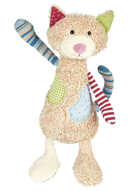 Kuscheltier Patchwork Sweety Katze, 30 cm