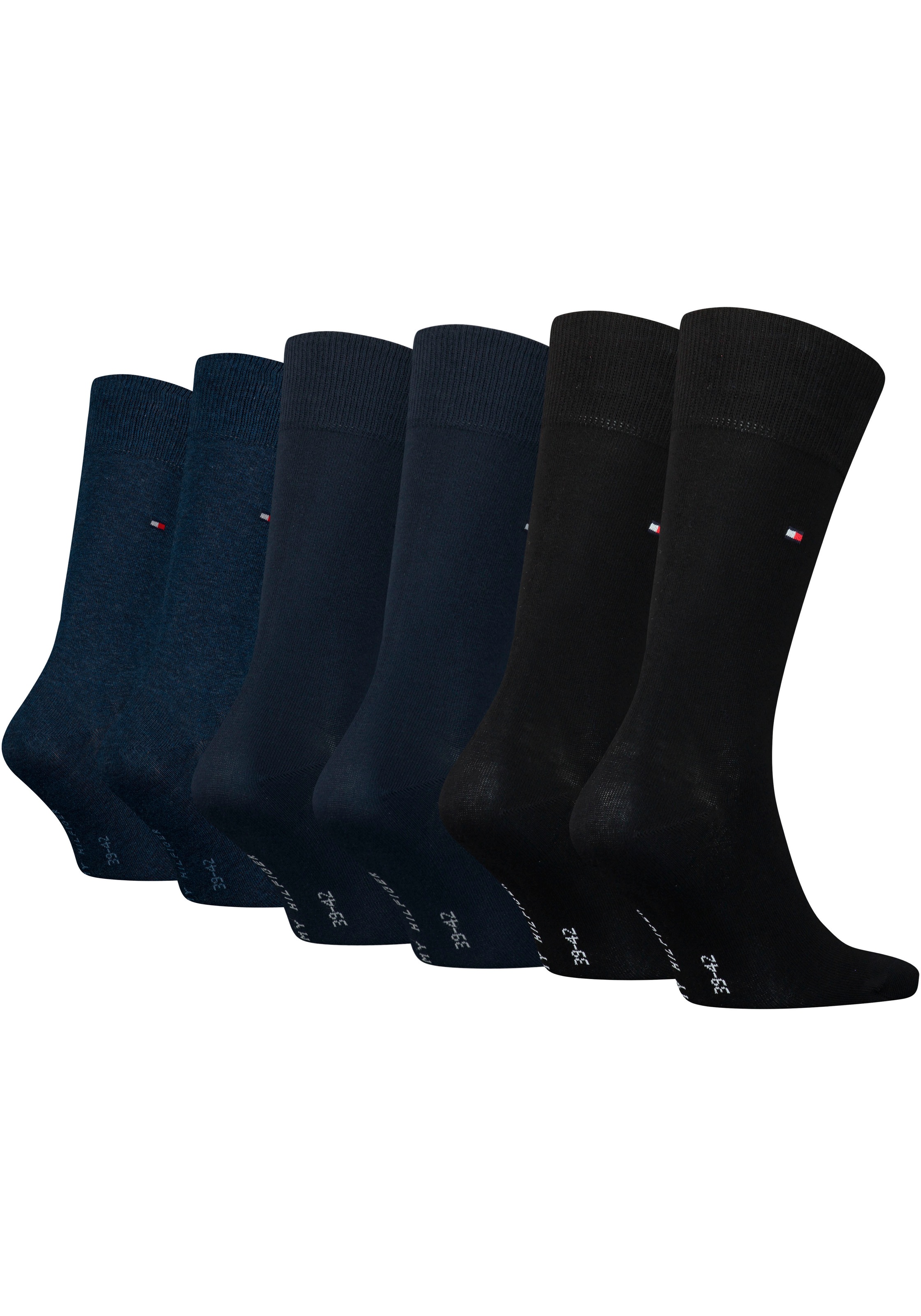 Tommy Hilfiger Socken "TH MEN SOCK 6P ECOM", (Packung, 6 Paar, 6 Paar), mit günstig online kaufen