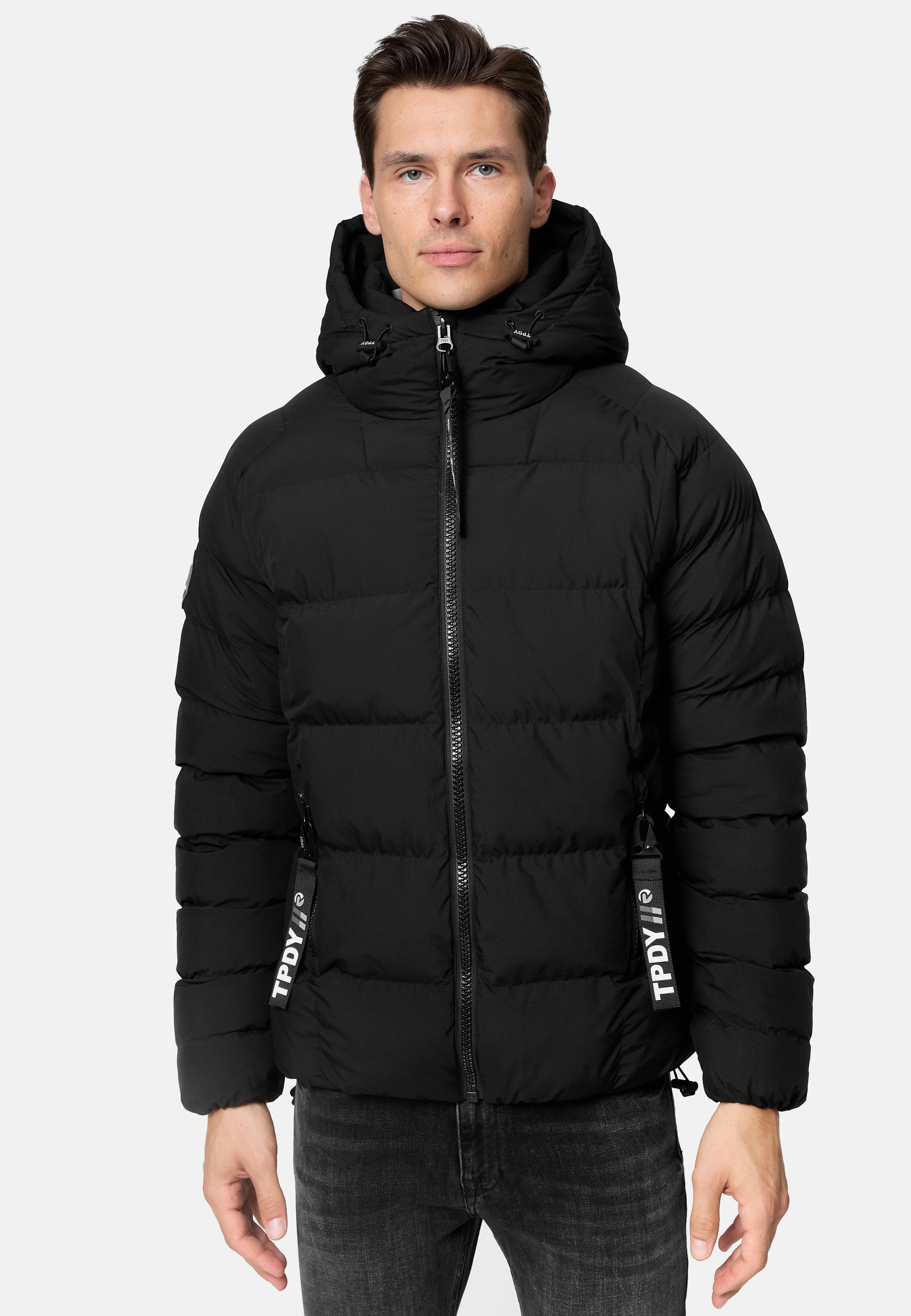 trueprodigy Winterjacke "Murphy Reflektierender Innenkragen" mit Kapuze