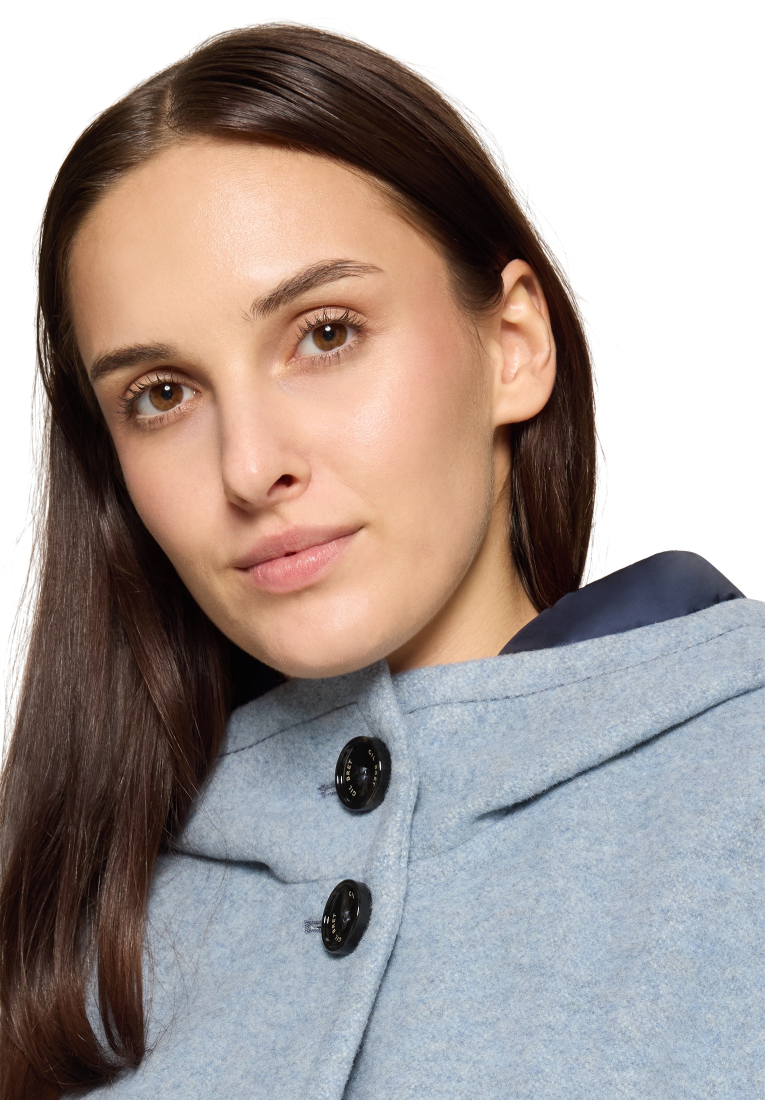 Gil Bret Wolljacke »Damen mit Kapuze« mit Kapuze