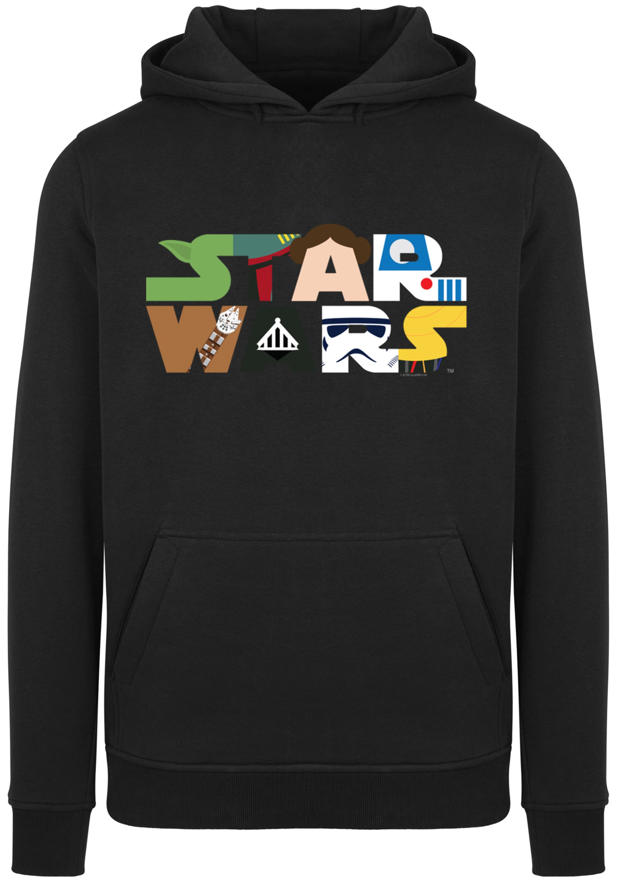 F4NT4STIC Kapuzenpullover "Star Wars Character Logo", Print günstig online kaufen