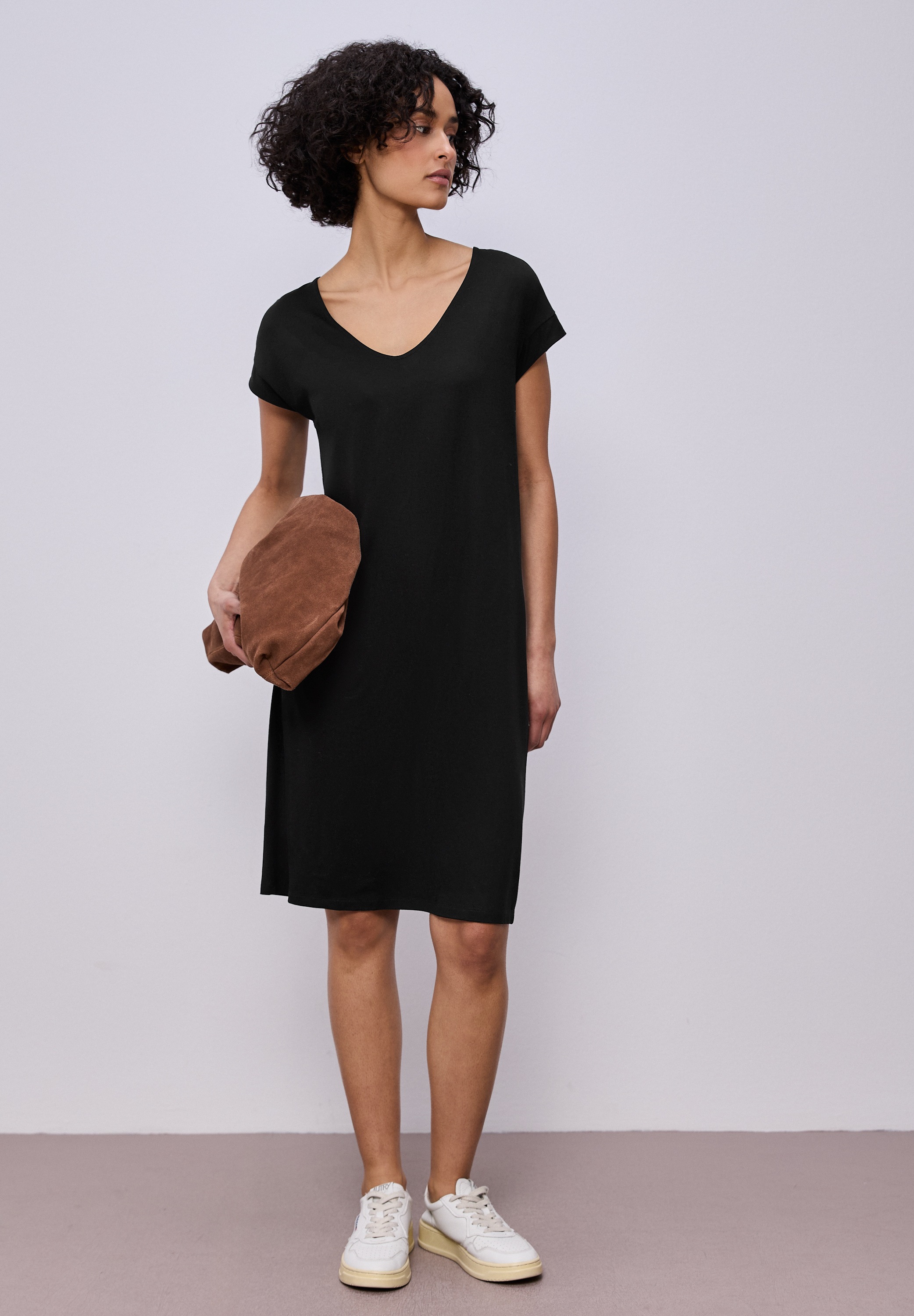 STREET ONE Jerseykleid Ohne Taschen aus Viskose