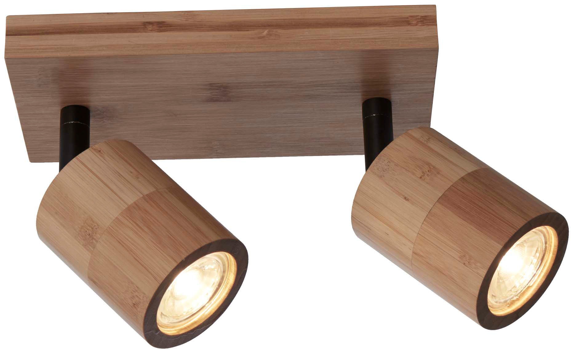 "GOOD & MOJO Deckenleuchte ""JAVA"", braun, 2, Ø 12cm H: 13cm, 1 Stk., Leuchten, Deckenstrahler"