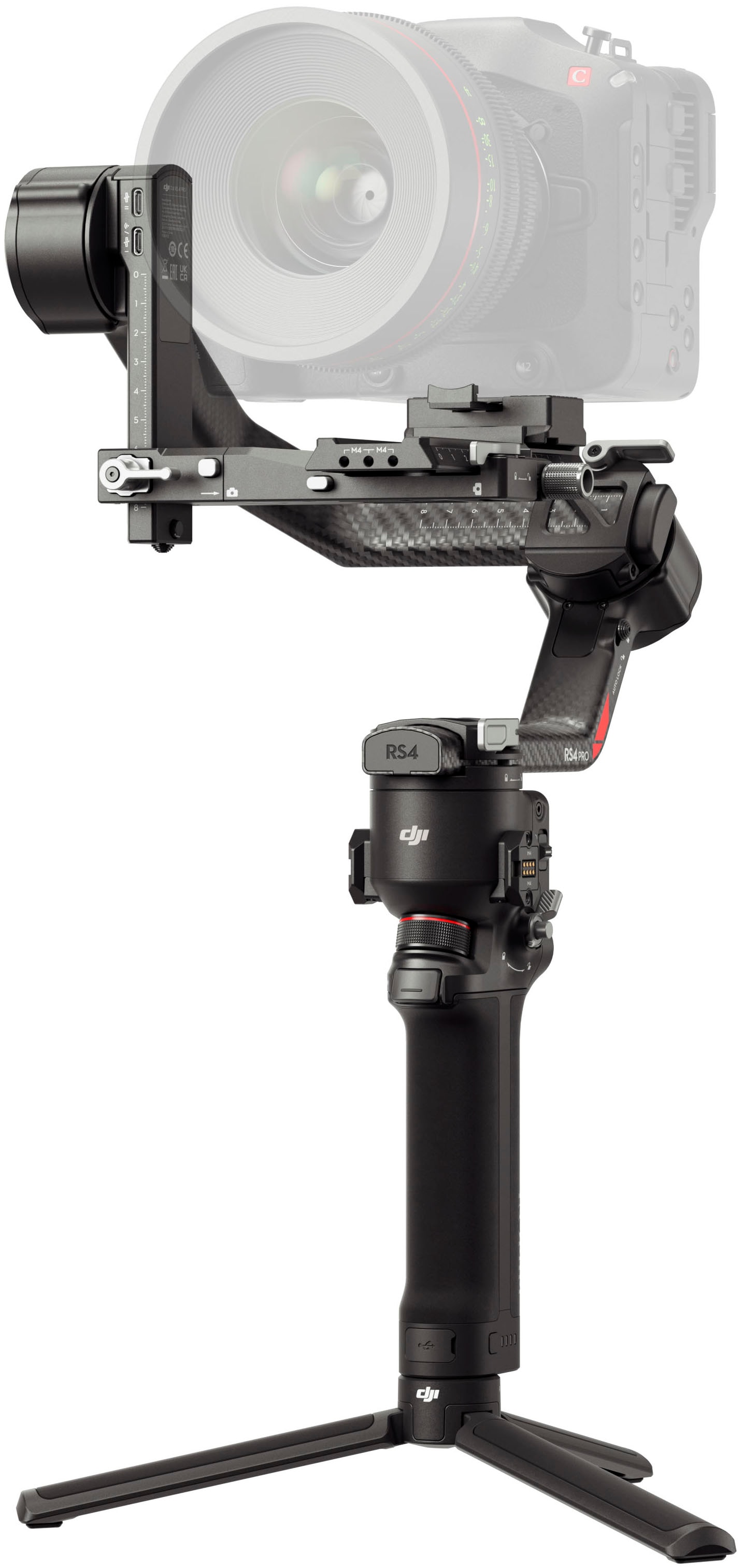 DJI Gimbal "RS4 Pro Combo (2026)", schwarz, B:28,3cm H:7,5cm T:27,1cm, Gimbals - Einheitsgröße