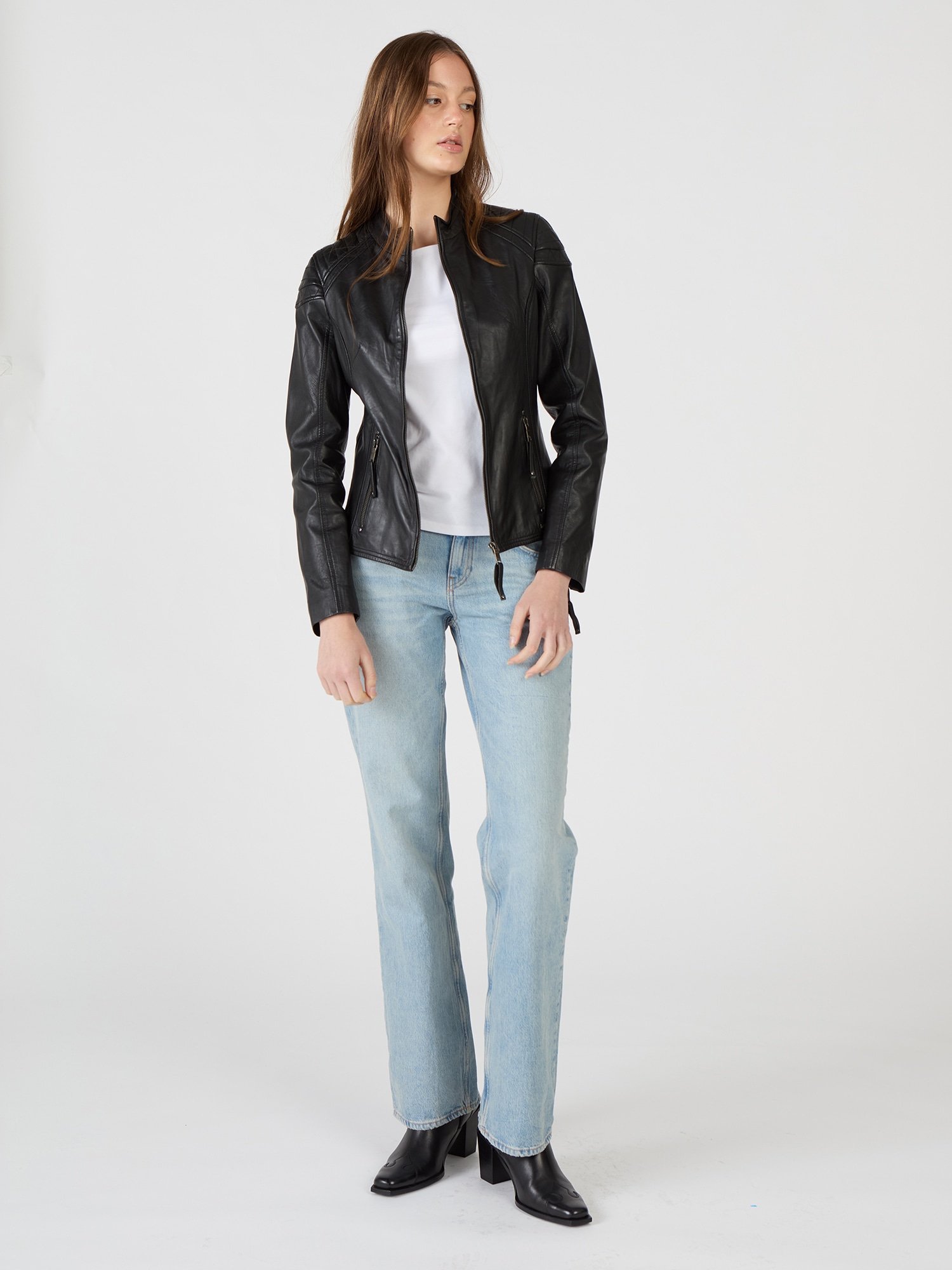 Maze Lederjacke »Water«