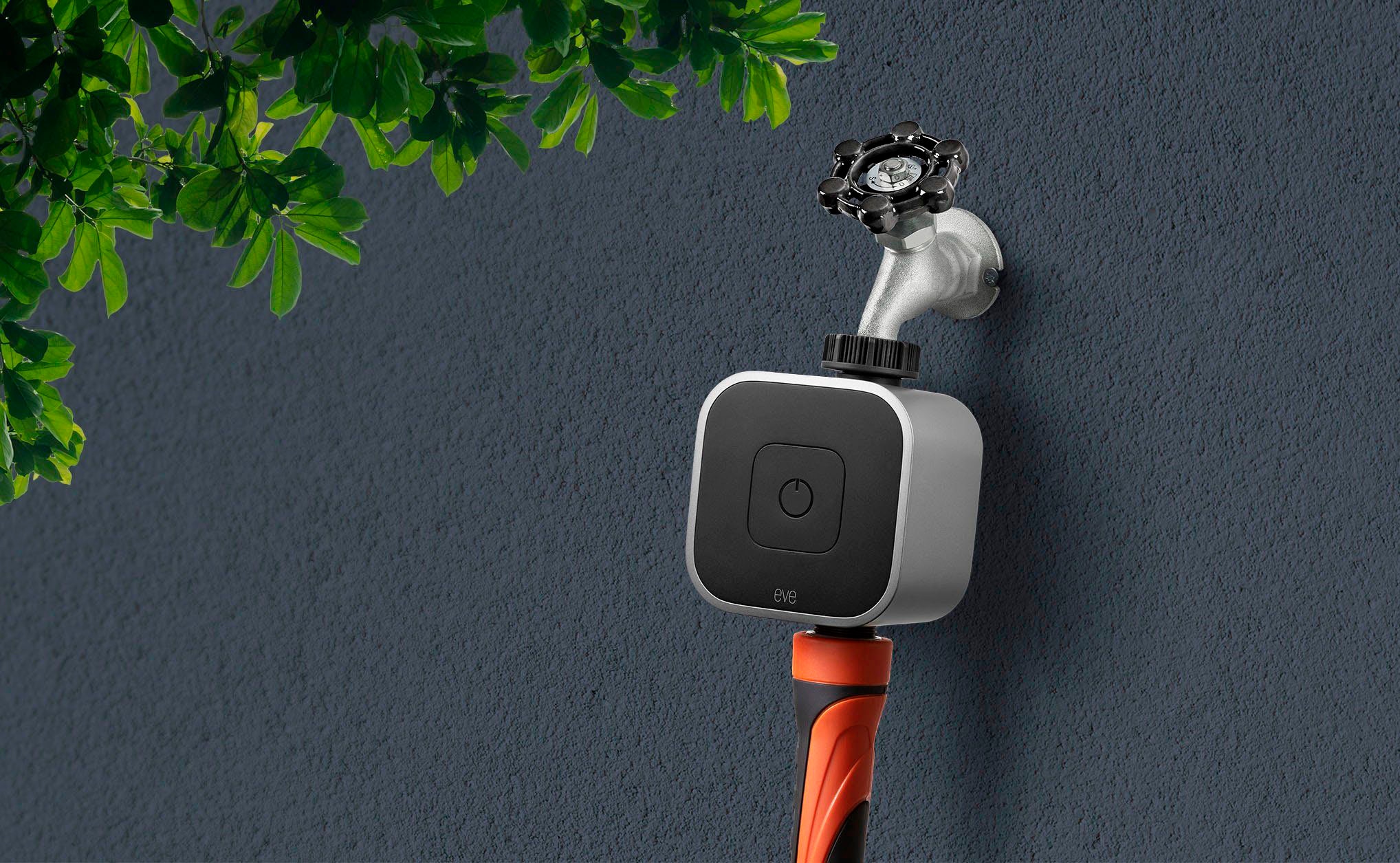 EVE Bewässerungscomputer »Aqua (HomeKit) + Schlauchverbinder 2-Wege-Verteiler«, (Packung)