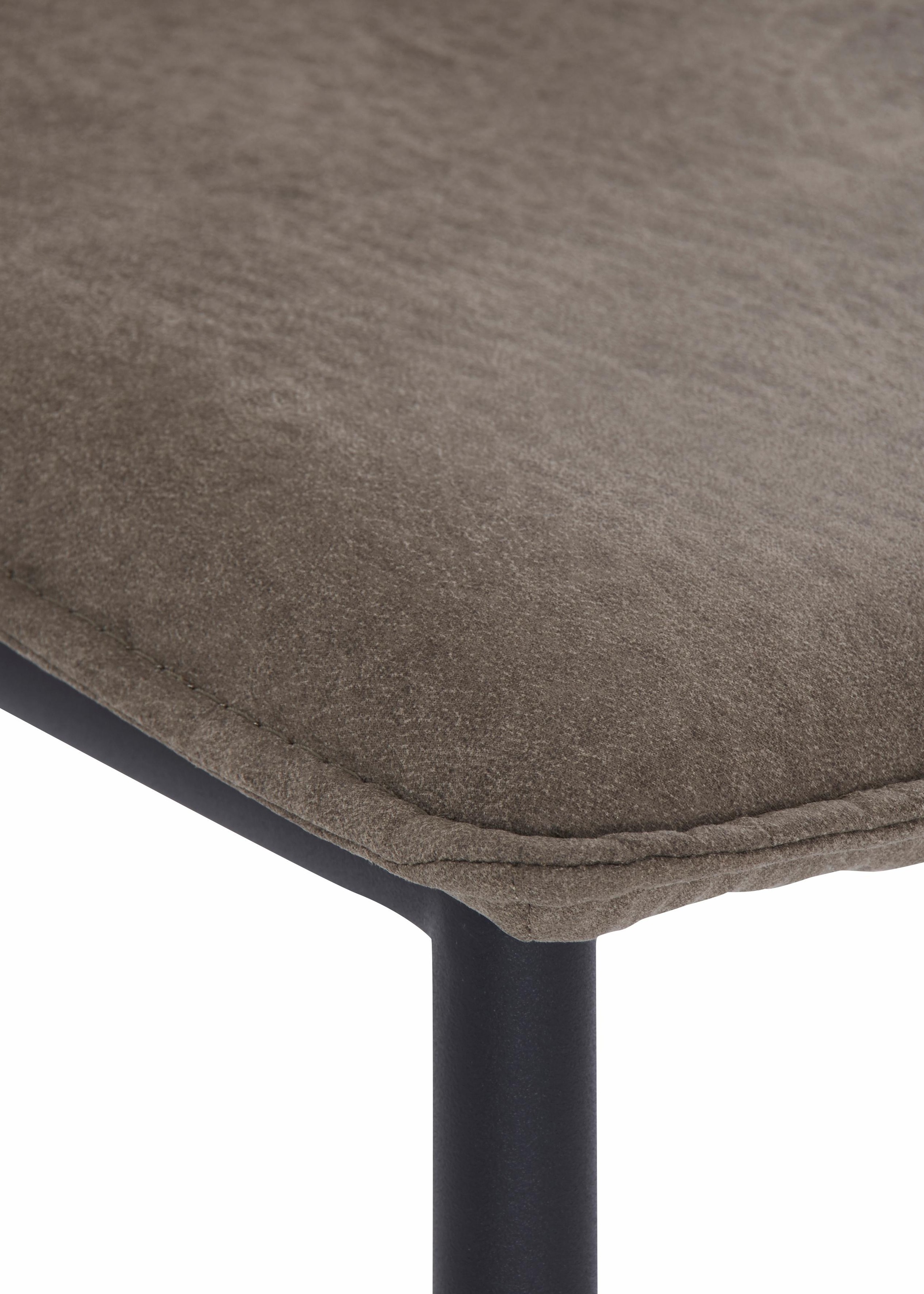 NIEHOFF SITZMÖBEL Freischwinger »Capri«, (Set), 2 St., Microfaser ABERDEEN, Gestell aus Eisen, Bezug in Microfaser oder Leder