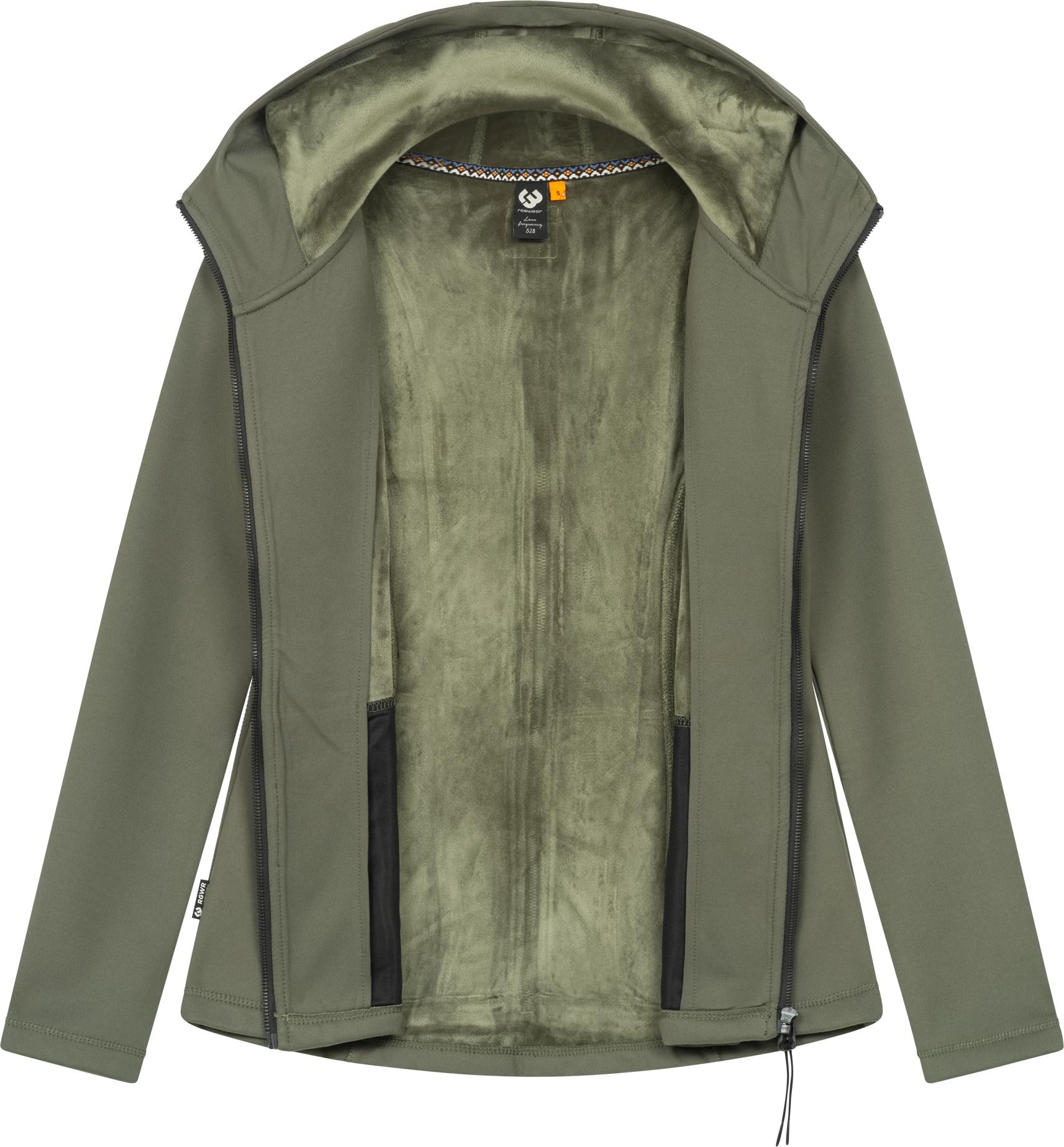Ragwear Kapuzensweatjacke »Lyshka«, Sportliche weiche und elastische Kapuzenjacke