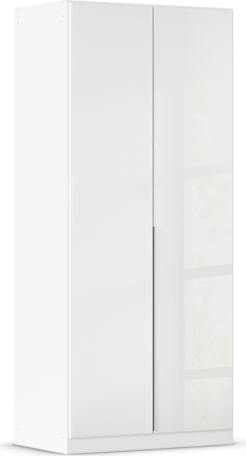OTTO home Drehtürenschrank "Kleiderschrank Kleiderschränke Schrank Garderobe AGORDO mit Glasfront" in zwei Griff-Farben, Breiten 91-405 cm, durchdachte Innenausstattung, in 8 Breiten und 2 Höhen MADE IN GERMANY