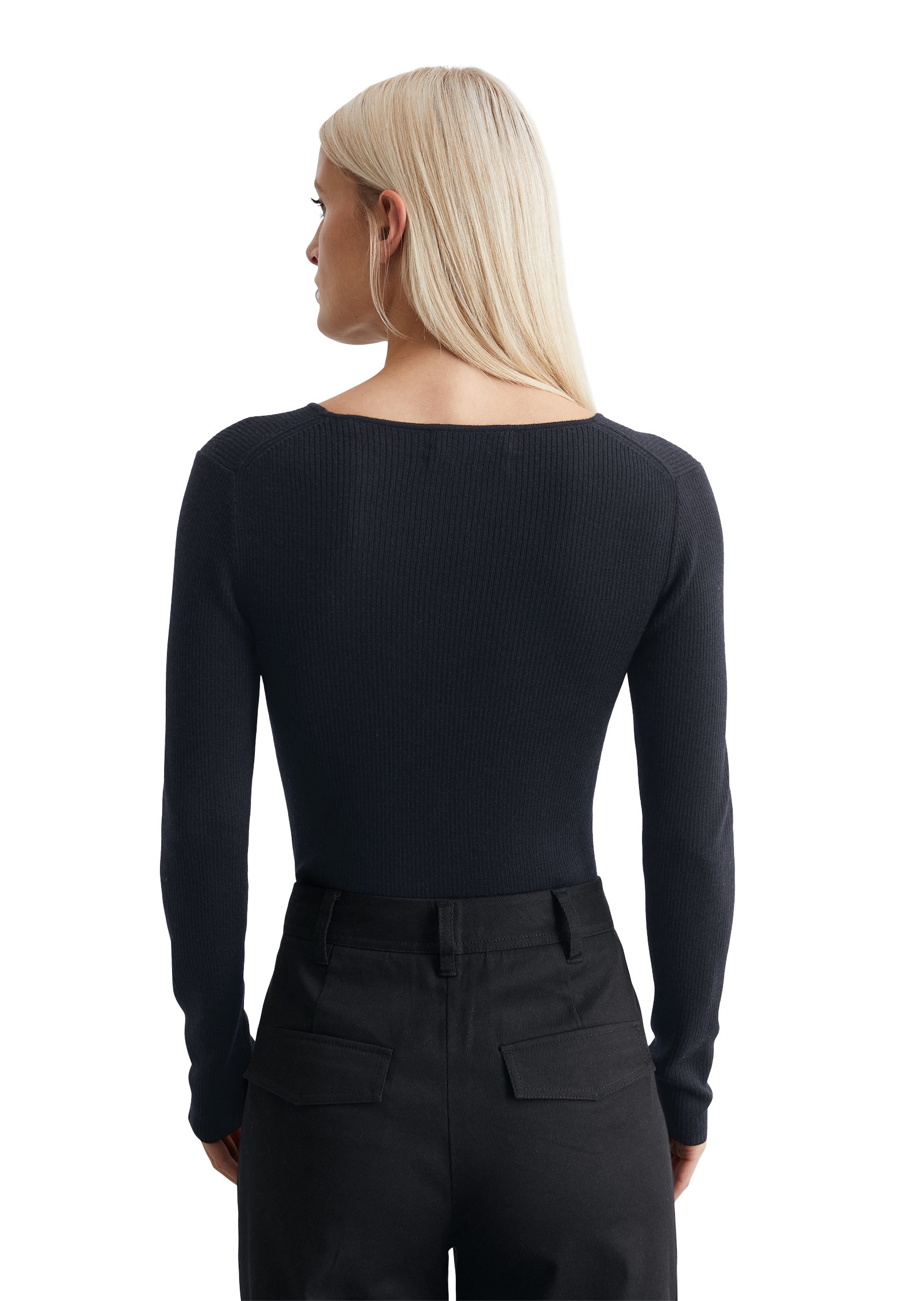 Marc O'Polo Strickpullover »aus feiner Merinowolle«
