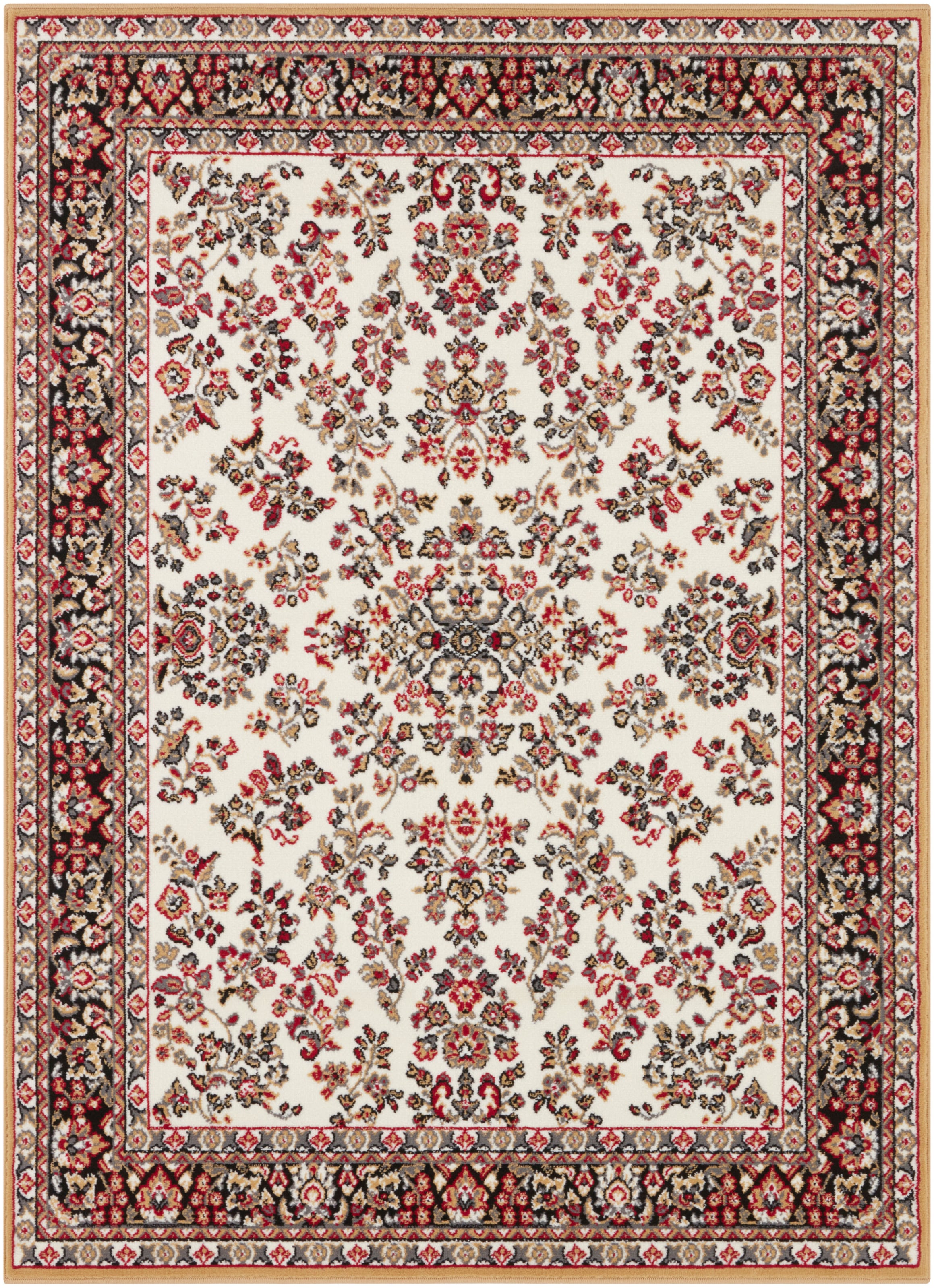 my home Teppich »Halton«, rechteckig, 8 mm Höhe, Kurzflor, Orient-Optik, mit Bordüre, Läufer, pflegeleicht, gekettelt