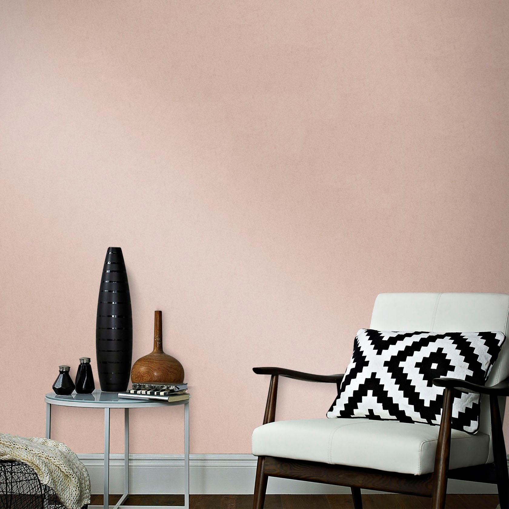 Superfresco Easy Vliestapete »Luxus Uni«, uni, Rose Gold - 10m x 52cm