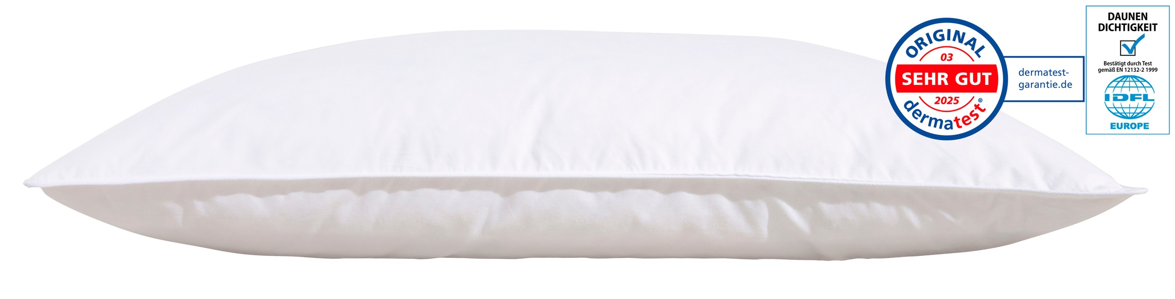 OTTO home Federkissen "RINA, Kopfkissen in 40x80 oder 80x80 cm" Füllung: 90 günstig online kaufen