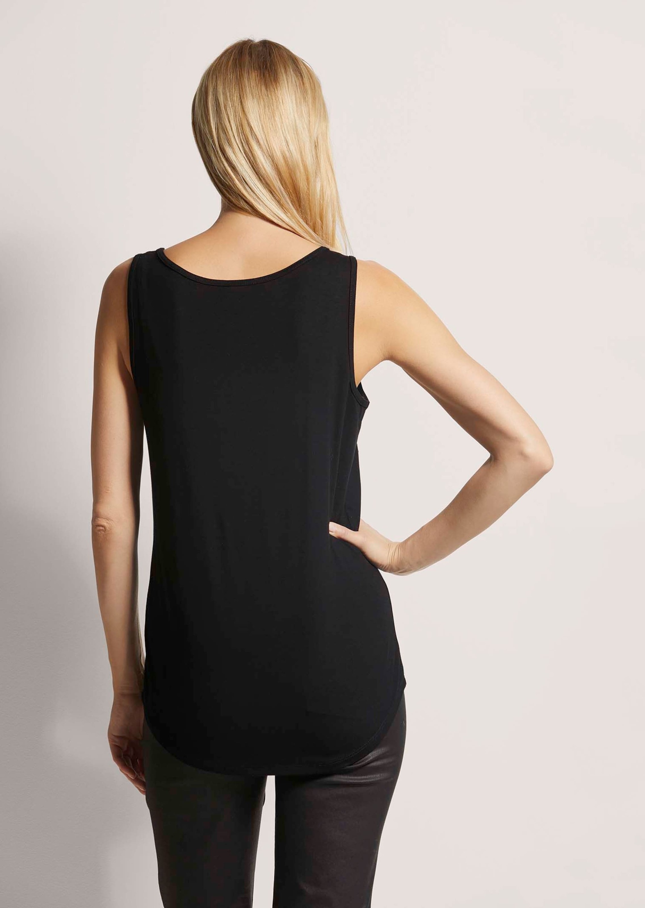 MADELEINE Kurzarmshirt »Shirt Träger-Shirt mit Pailletten«