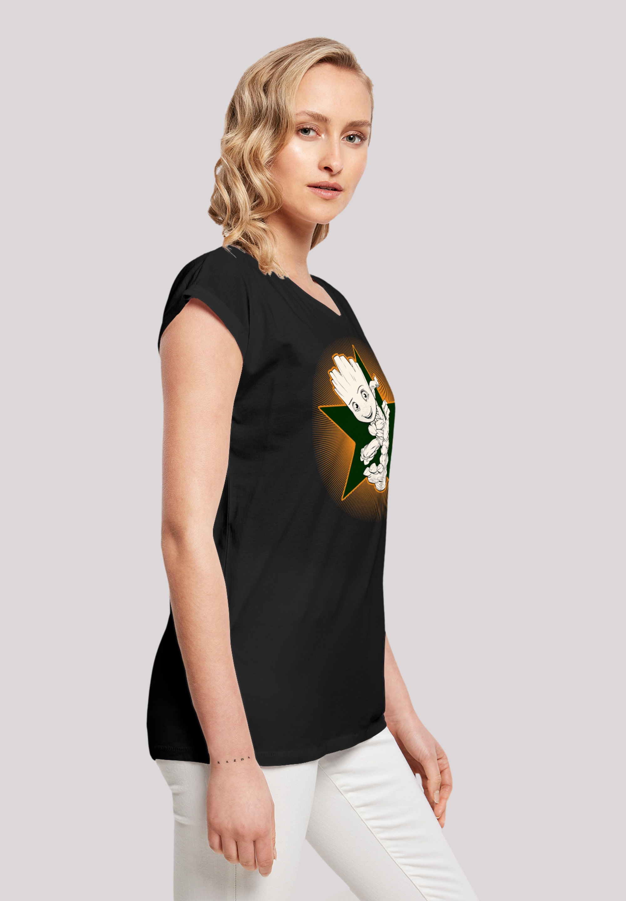 F4NT4STIC T-Shirt »Marvel Guardians Of The Galaxy Groot Star«, Premium Qualität