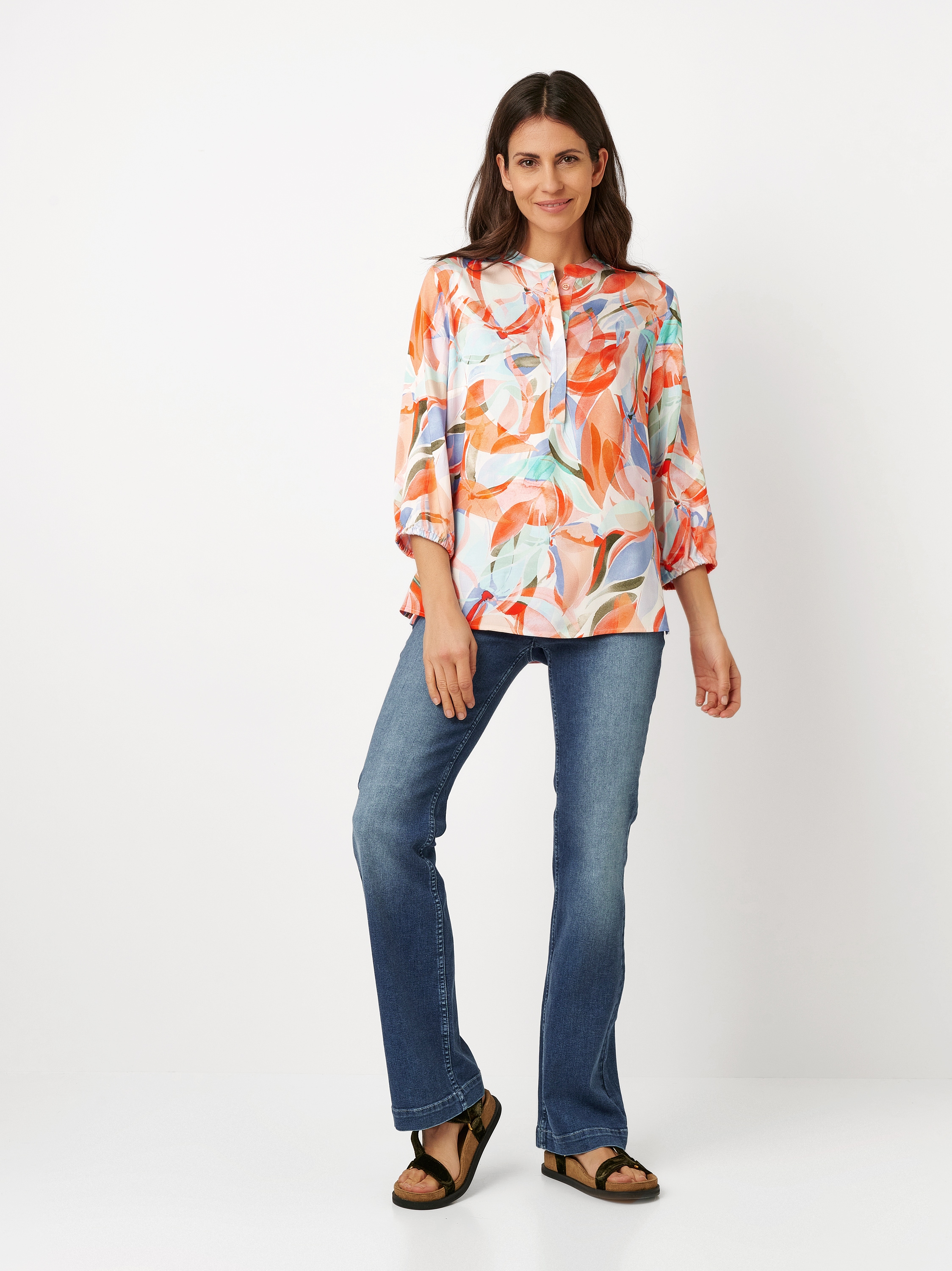 TONI Druckbluse »Alisa«, mit floralem Muster, 3/4 Arm