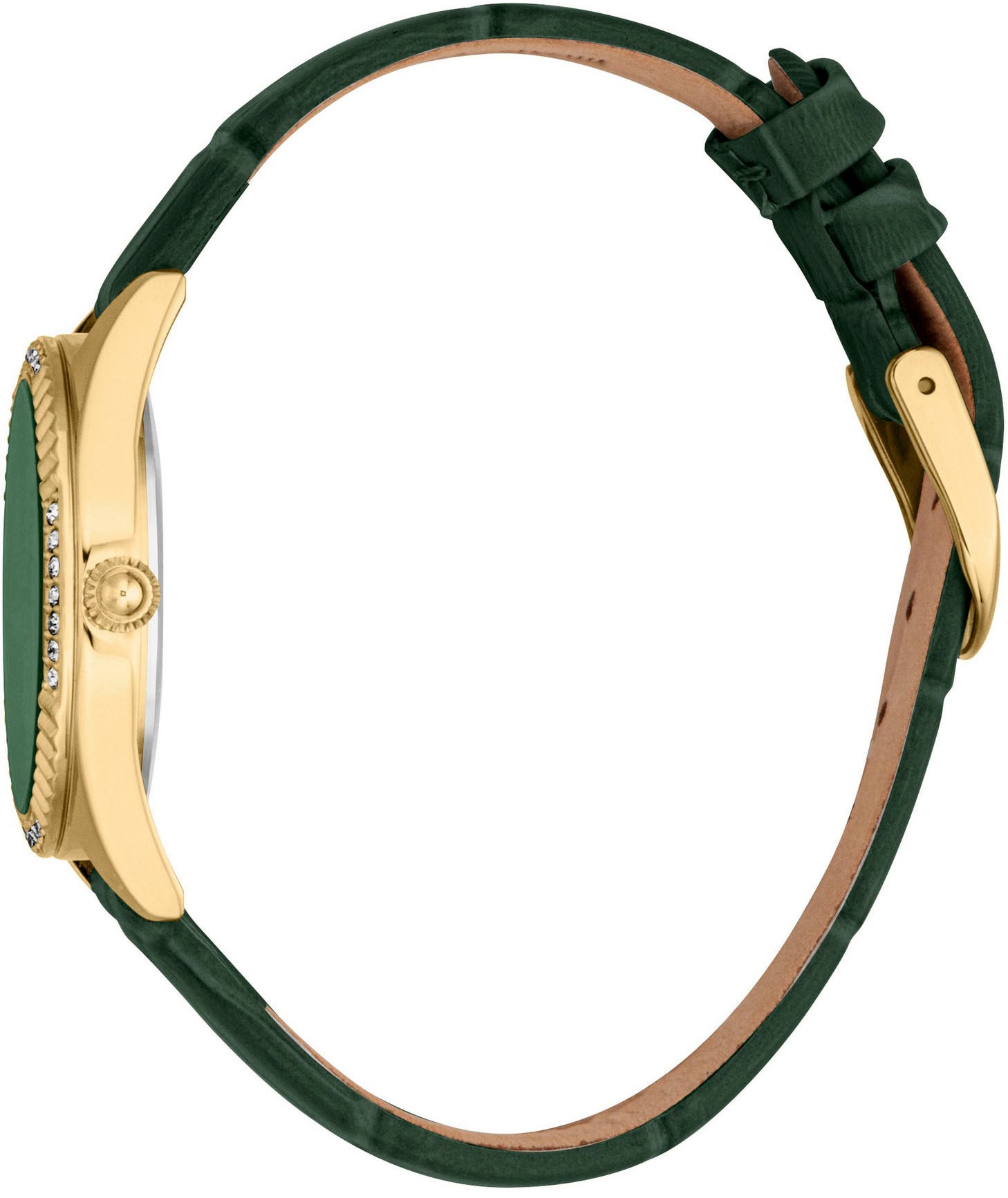 Just Cavalli Time Quarzuhr »Glam«, (Set, 2 tlg., mit Schmuckarmband), Armbanduhr, Damenuhr, Lederarmband, Ideal auch als Geschenk, analog