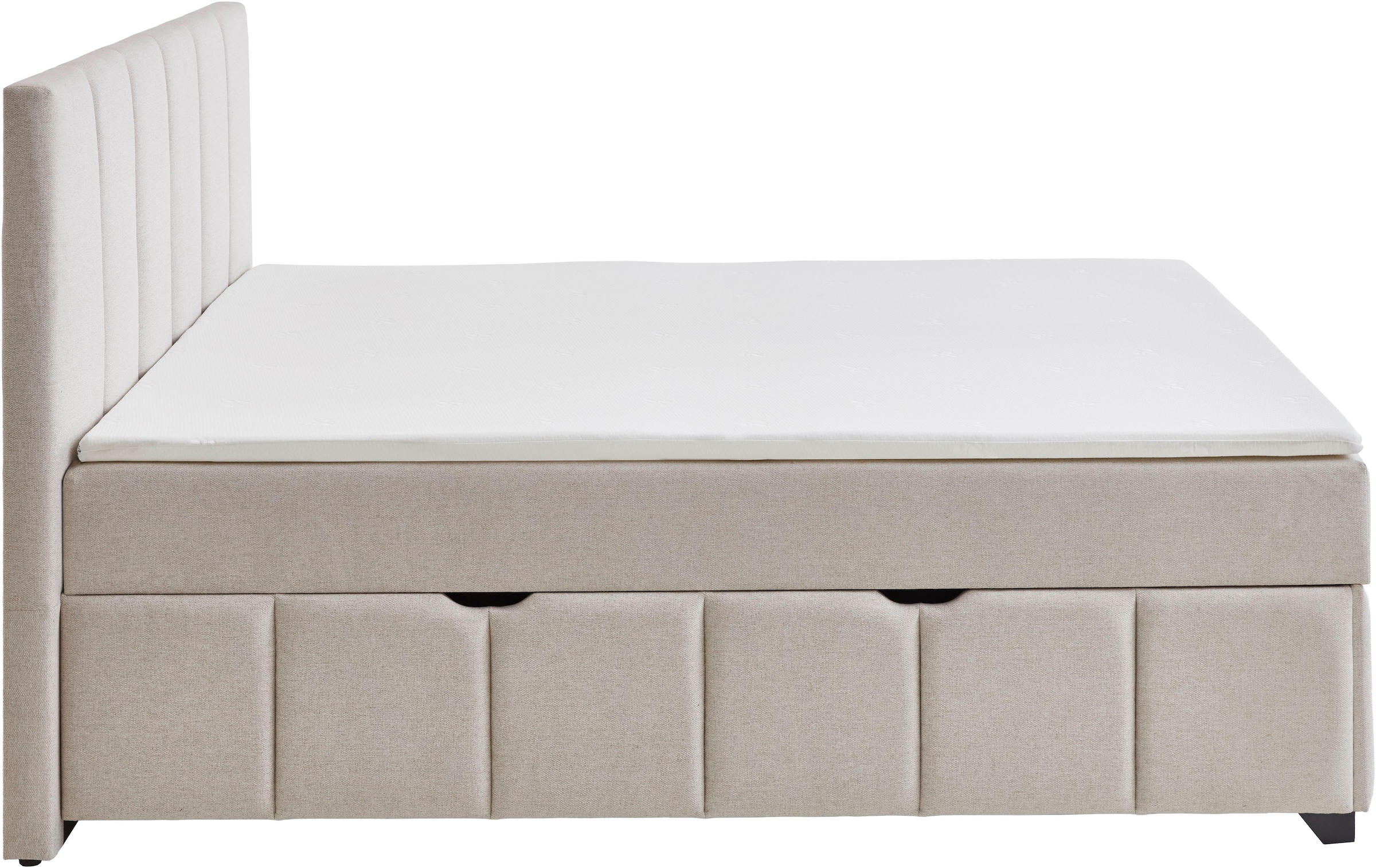 INOSIGN Boxbett »Bellah inkl. Bettkasten, erhältlich in der Breite 180x200cm«, inkl. PU-Schaum-Topper