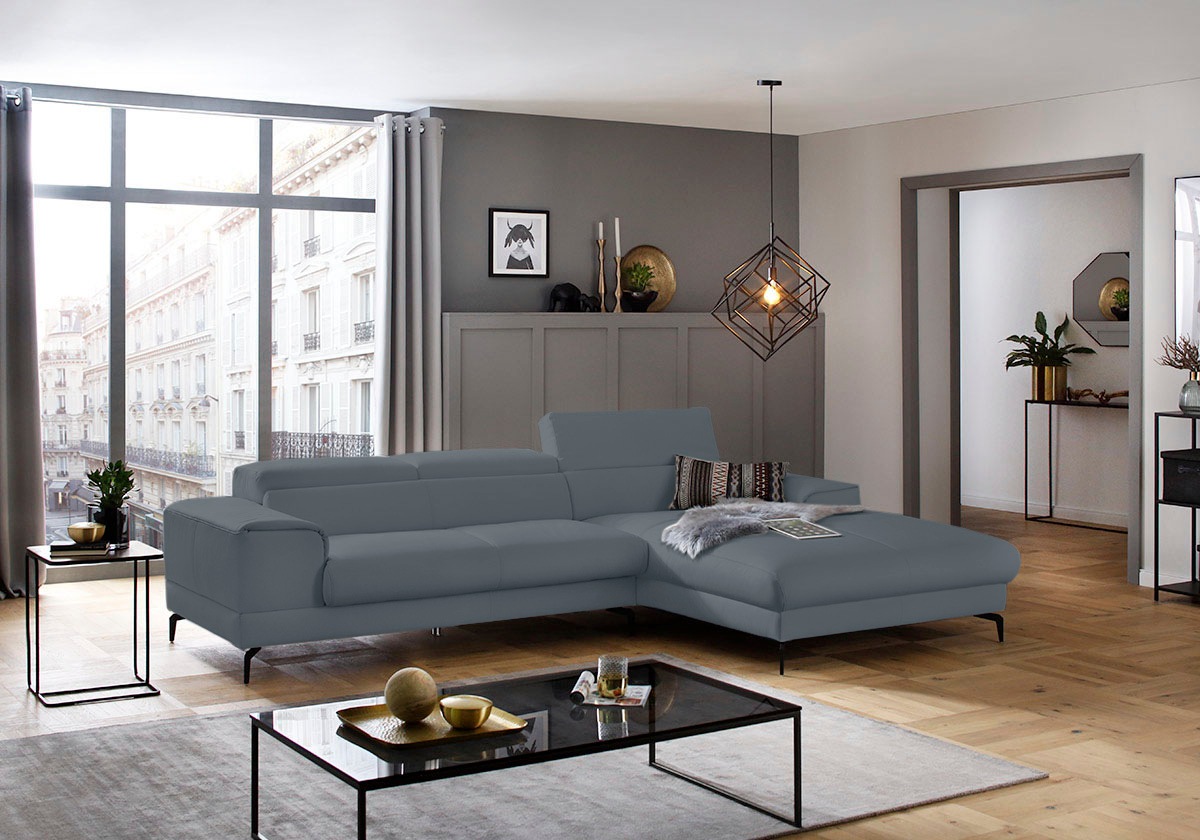 W.SCHILLIG Ecksofa "piedroo, Designsofa mit tollem Sitzkomfort, L-Form", Ko günstig online kaufen