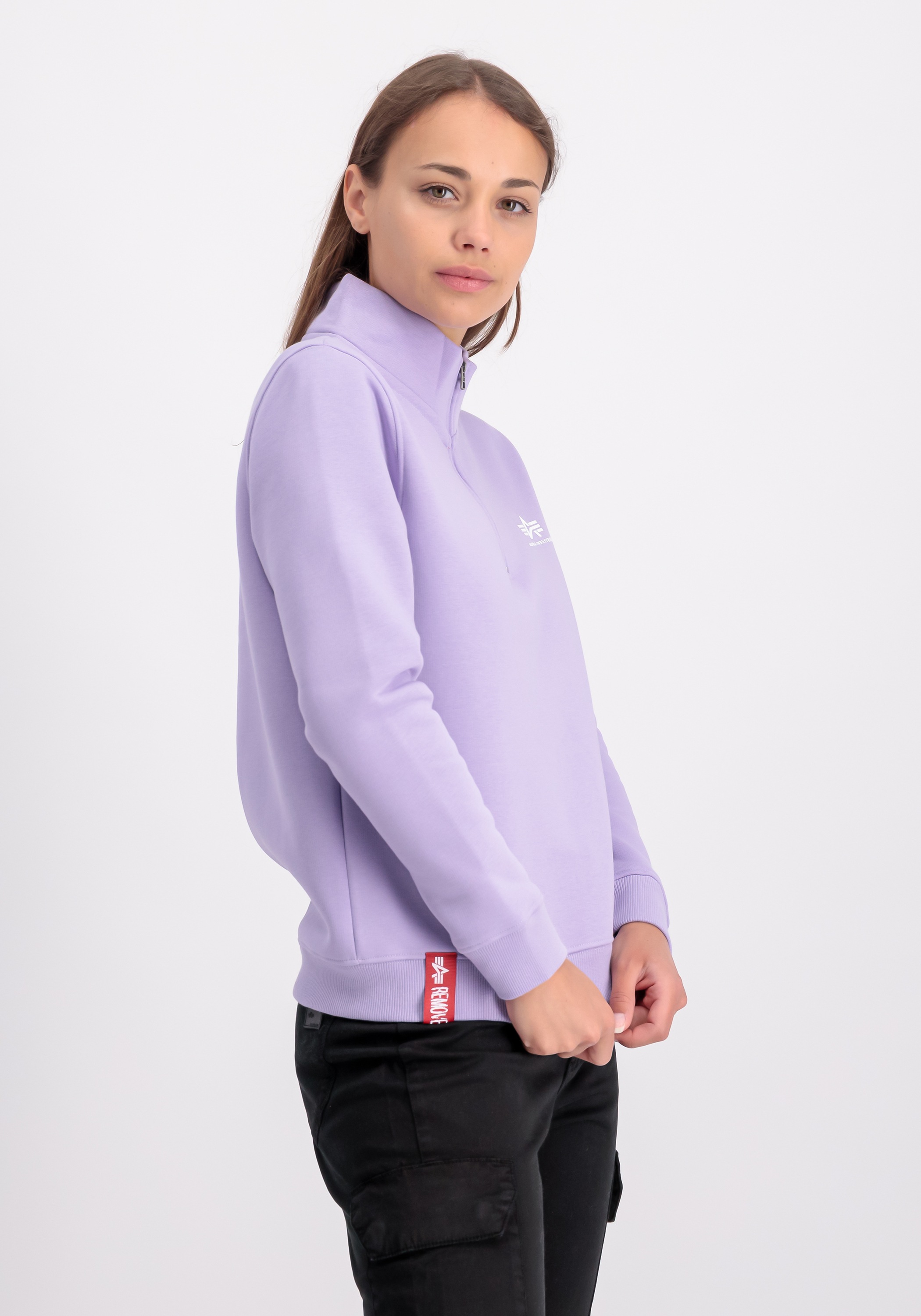 Alpha Industries Sweater "Alpha Industries Women - Sweatshirts Half Zip Sweater SL Wmn"