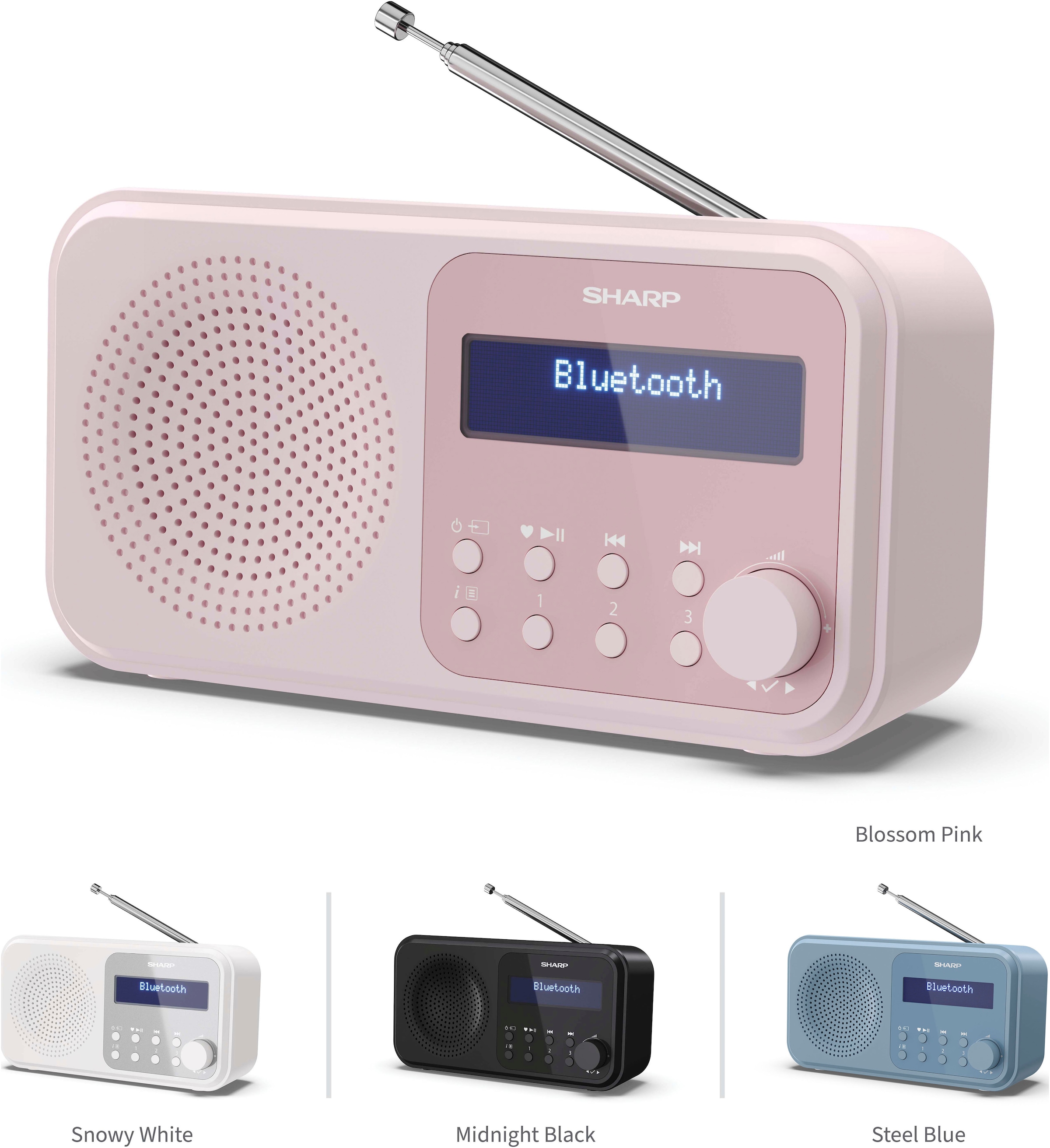 Radio »DR-P420«, (Bluetooth-A2DP Bluetooth-AVRCP Bluetooth Digitalradio...
