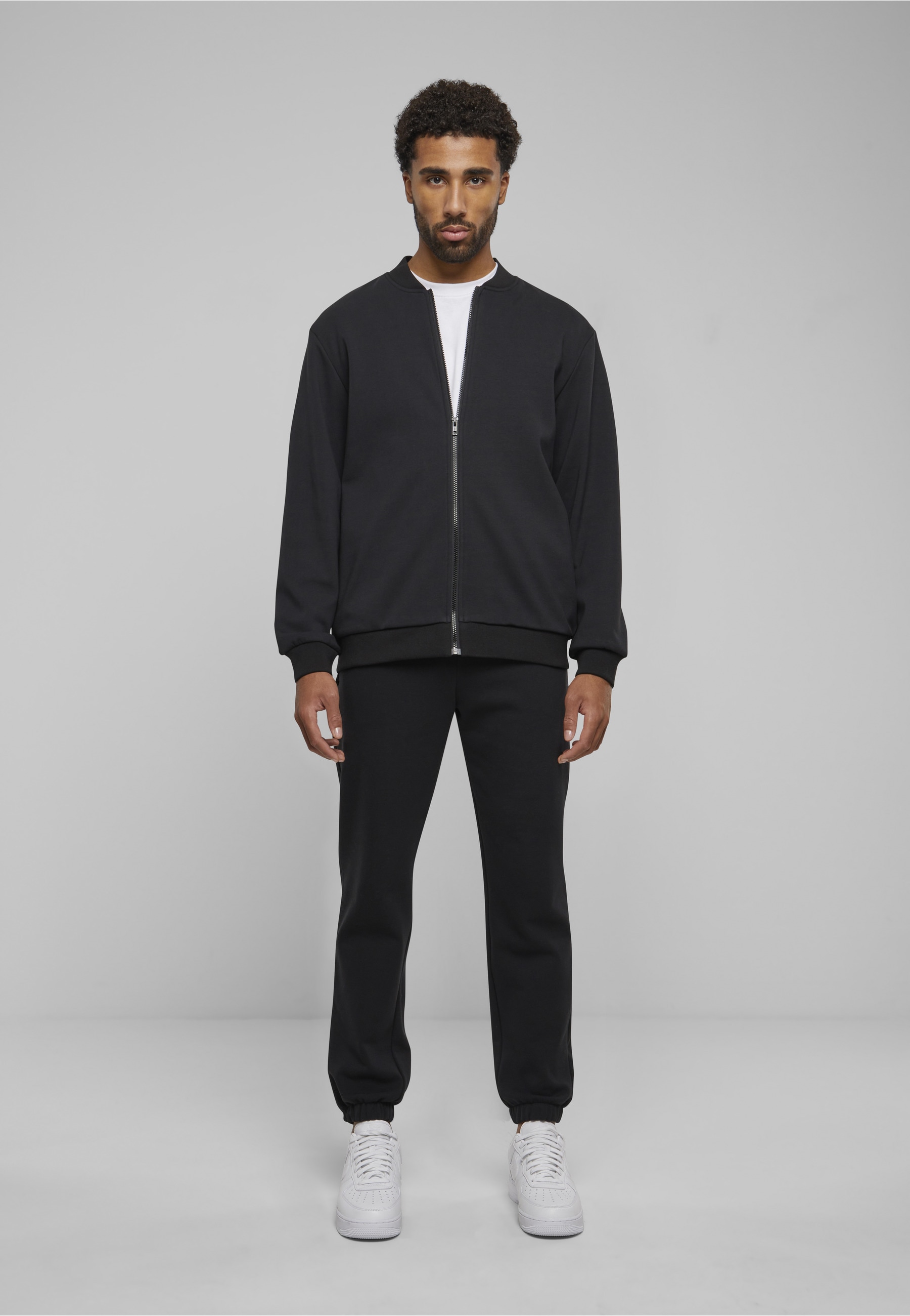 URBAN CLASSICS Collegejacke »Urban Classics Herren Cozy College Jacket« 1 Stk. tlg. ohne Kapuze