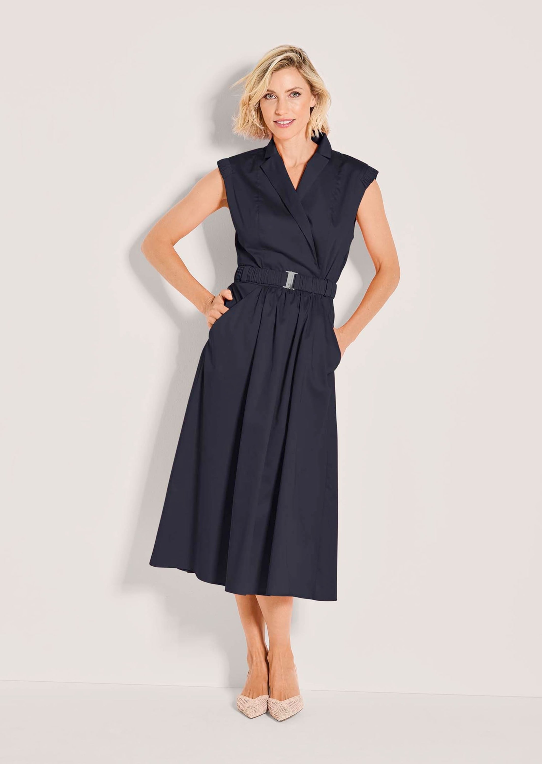 MADELEINE Midikleid »Wickelkleid Sommerkleid mit Gürtel«