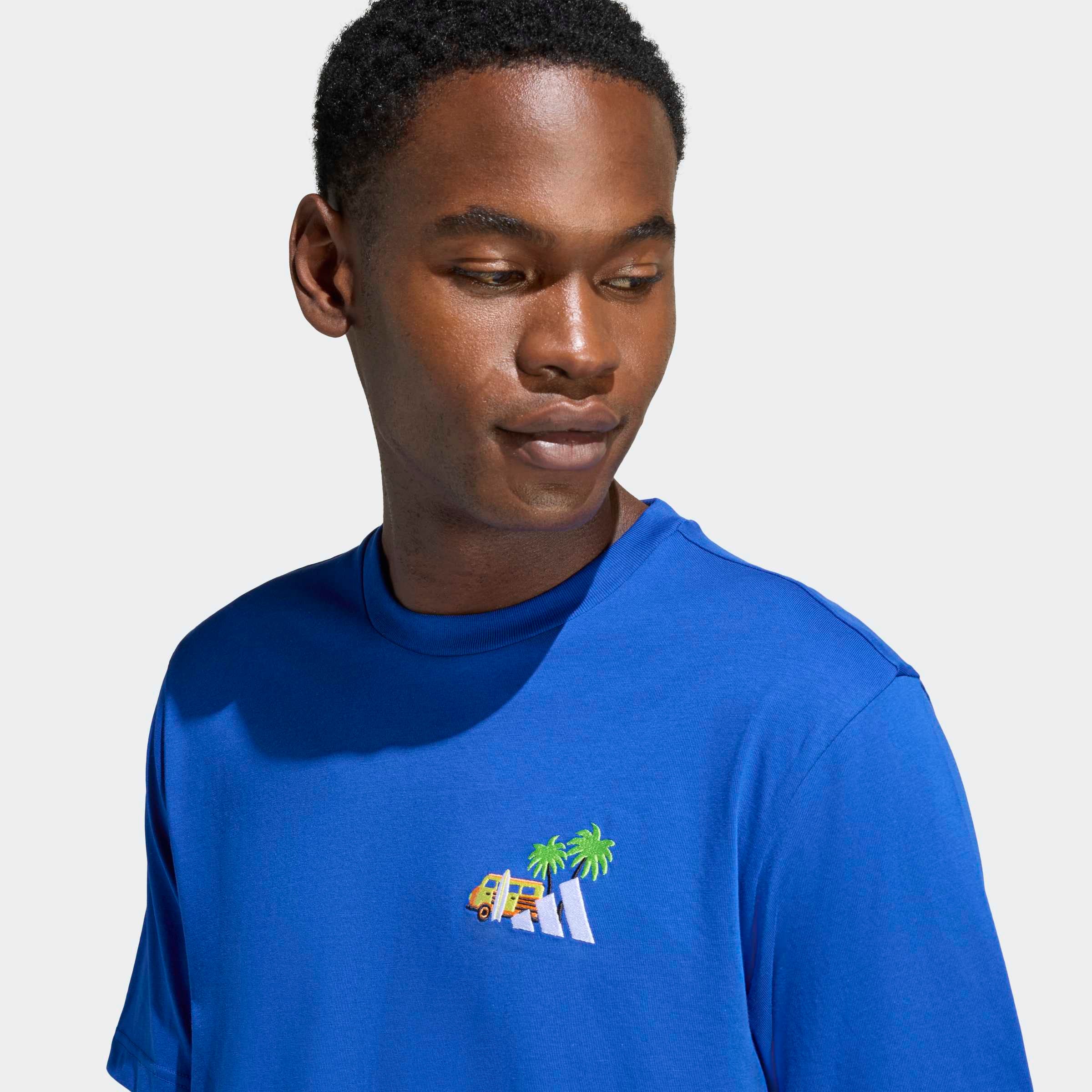 adidas Sportswear T-Shirt »MINI EMBROIDERY SURFING GRAPHIC«