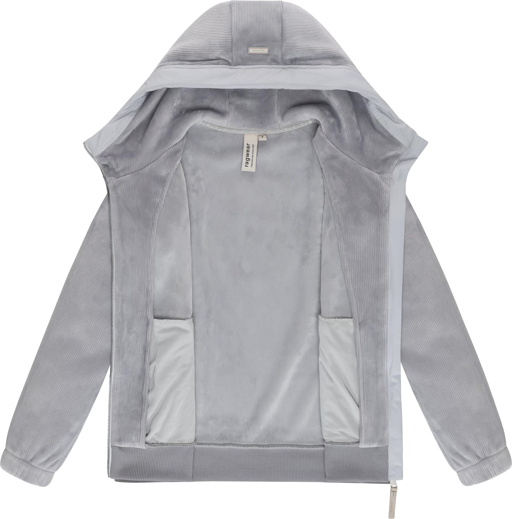 Ragwear Fleecejacke »Cousy Short Bonded« mit Kapuze Übergangsjacke mit kuscheligem Teddyfell-Innenfutter