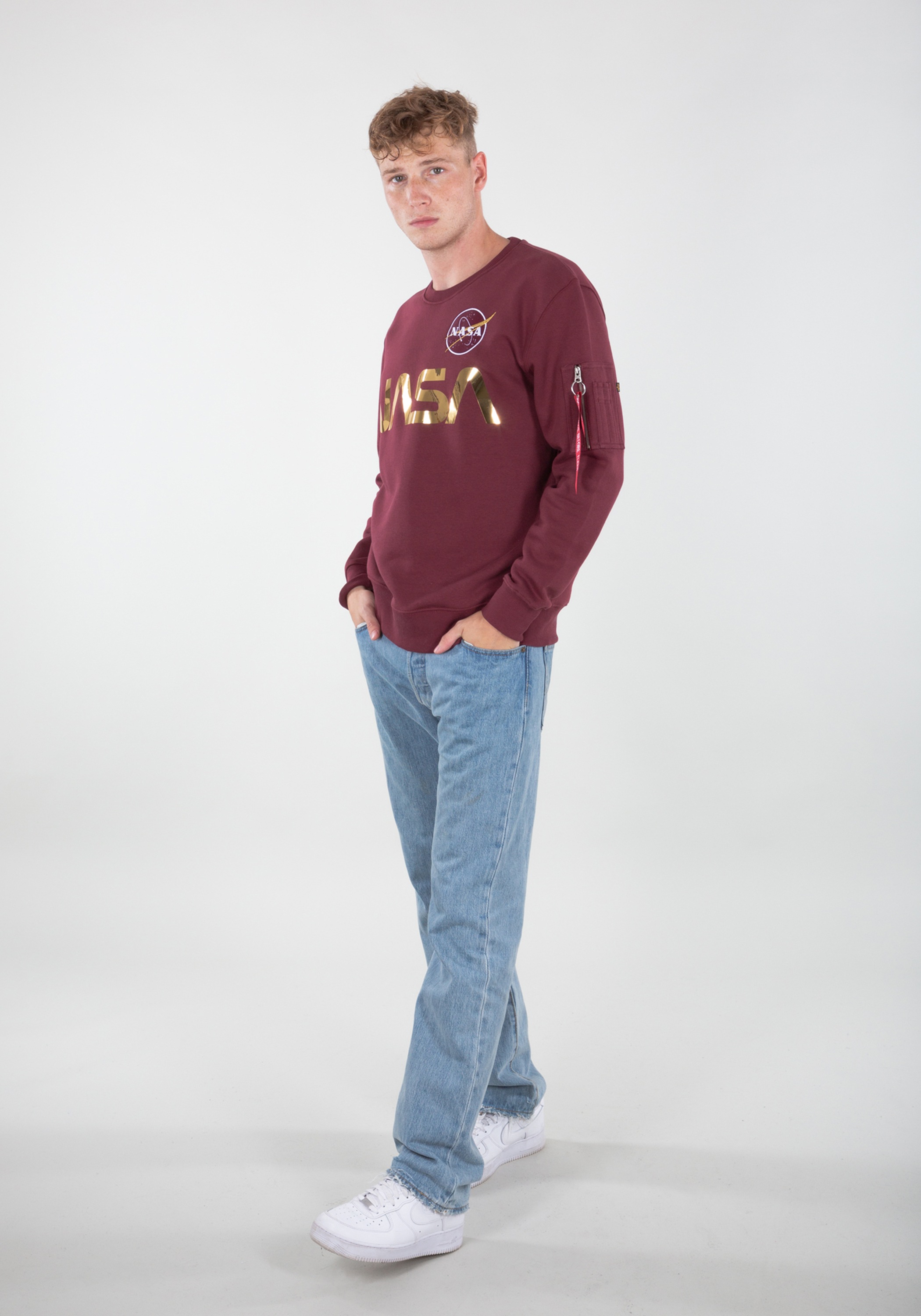 Thumbnail - Alpha Industries Sweater "NASA Reflective Sweatshirt Sweatshirt"
