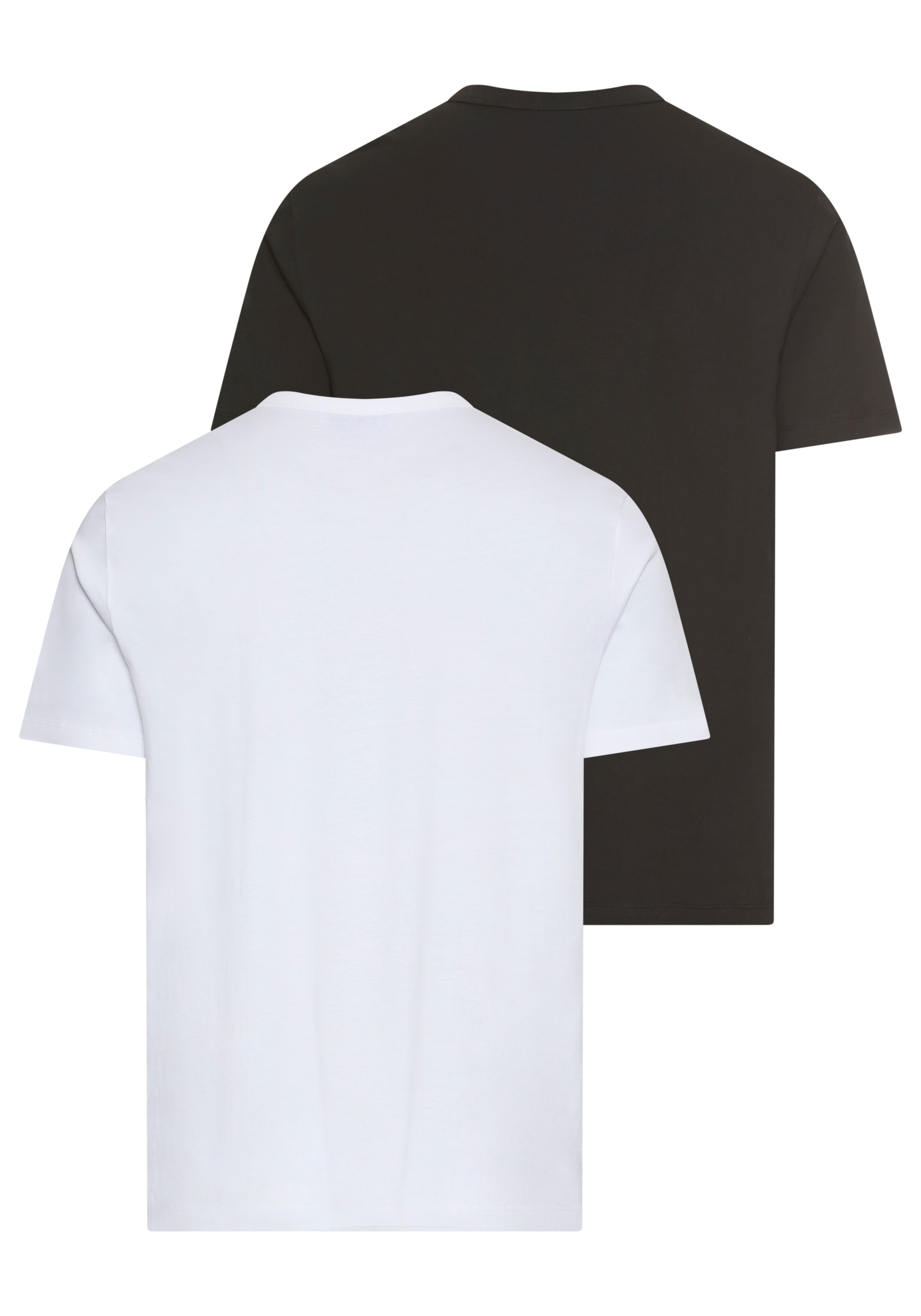 HUGO Blue T-Shirt "BLUE Naolo", (Packung, 2 tlg.), mit Markenlabel am Saum günstig online kaufen