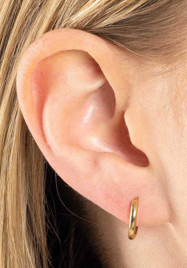 Paar Creolen LEONARDO "Lilo Beauty's", gold (gelbgoldfarben), Ohrringe, Damen, 13mm, Edelstahl 2