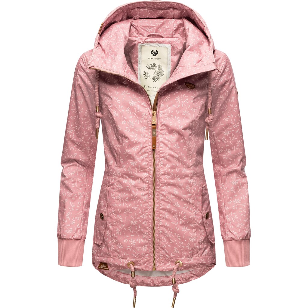 Ragwear Outdoorjacke »Danka Bloom«, mit Kapuze