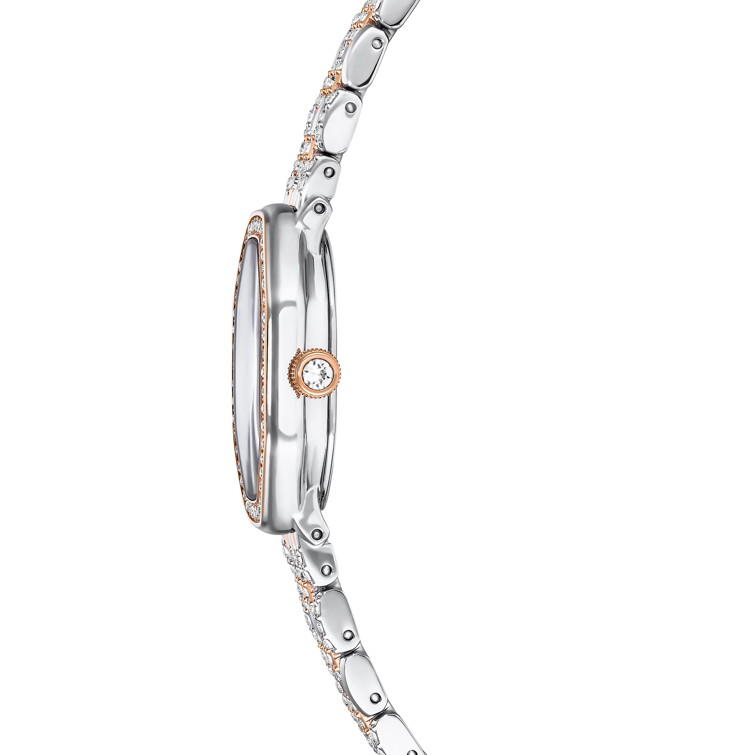 Swarovski Quarzuhr »DEXTERA OCTAGON«, Armbanduhr, Damenuhr, Swiss Made, Edelstahlarmband, analog