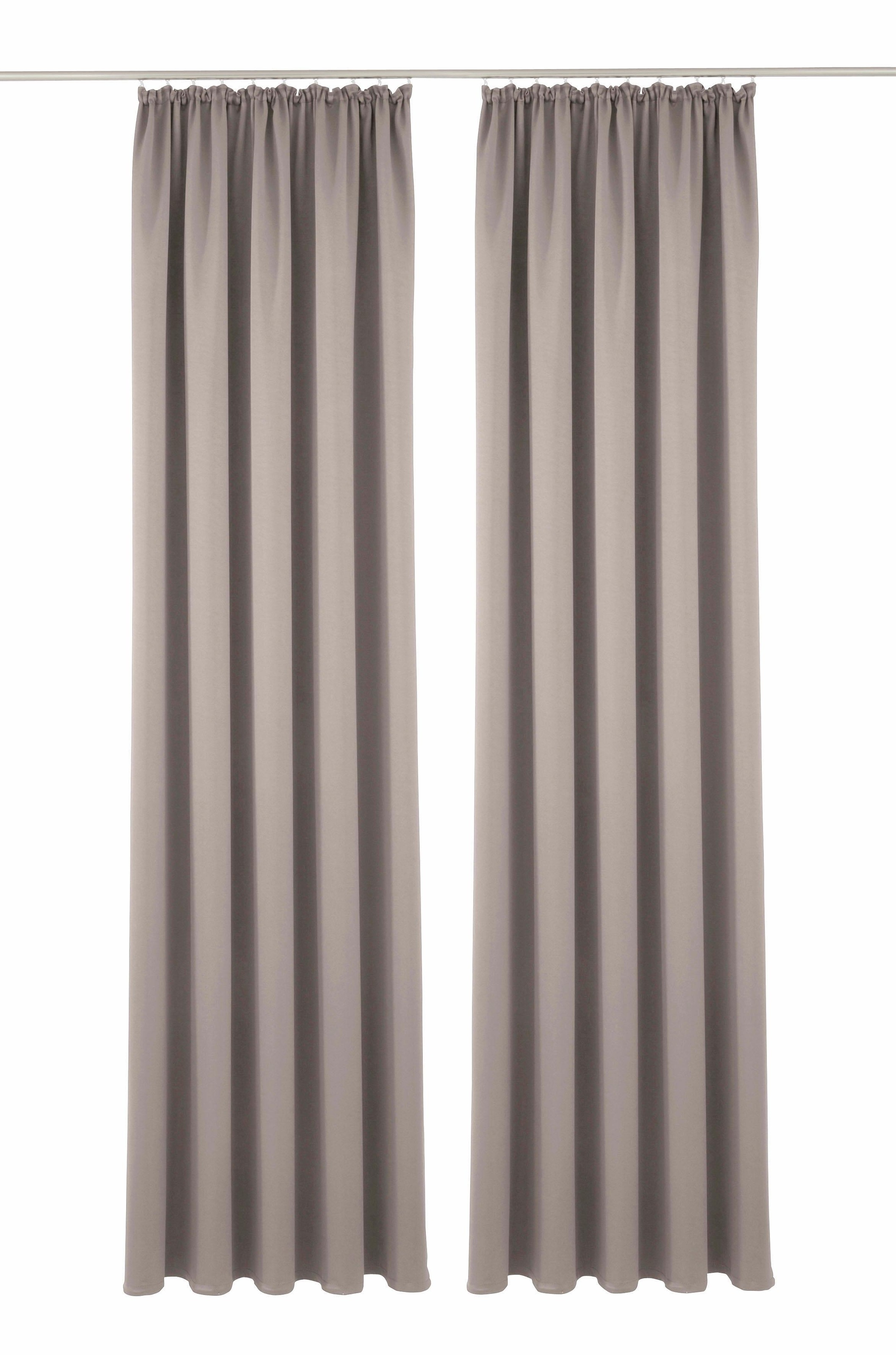 my home Verdunkelungsvorhang "Solana, Gardinen mit Kräuselband, Vorhänge, W günstig online kaufen