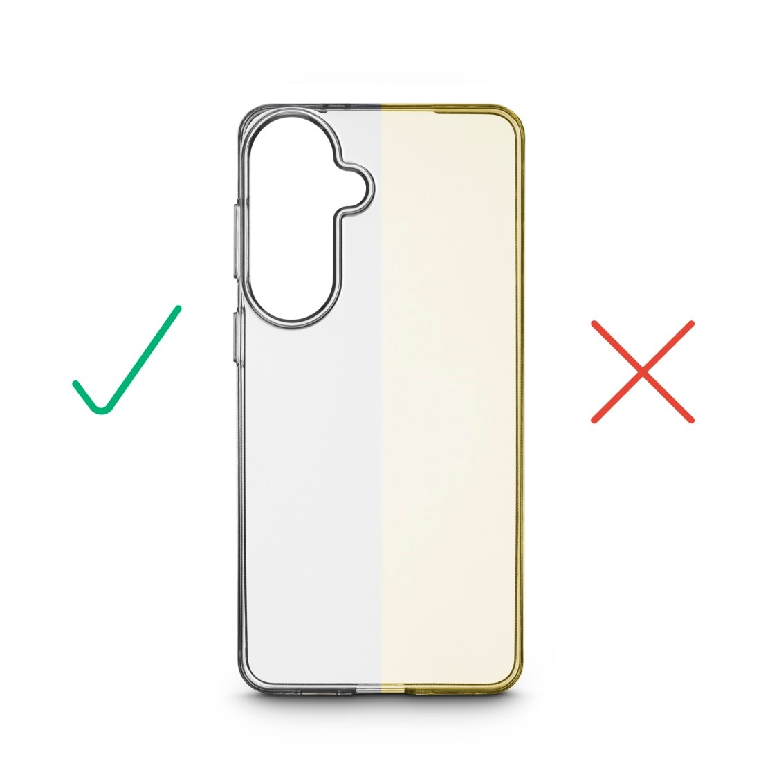 Hama Smartphone-Hülle »Handyhülle für Samsung Galaxy S26+, durchsichtig« Samsung Galaxy S26+ ultradünn, vergilbungsfrei, griffige Oberfläche, passgenauer Schutz