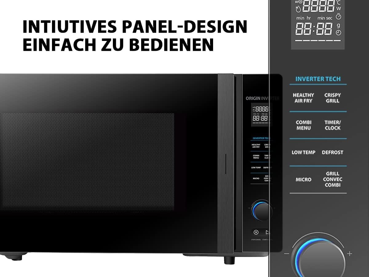 Toshiba Mikrowelle »MV-TC25T(BK)«, Mikrowelle-Grill-Heißluft, 4-in-1