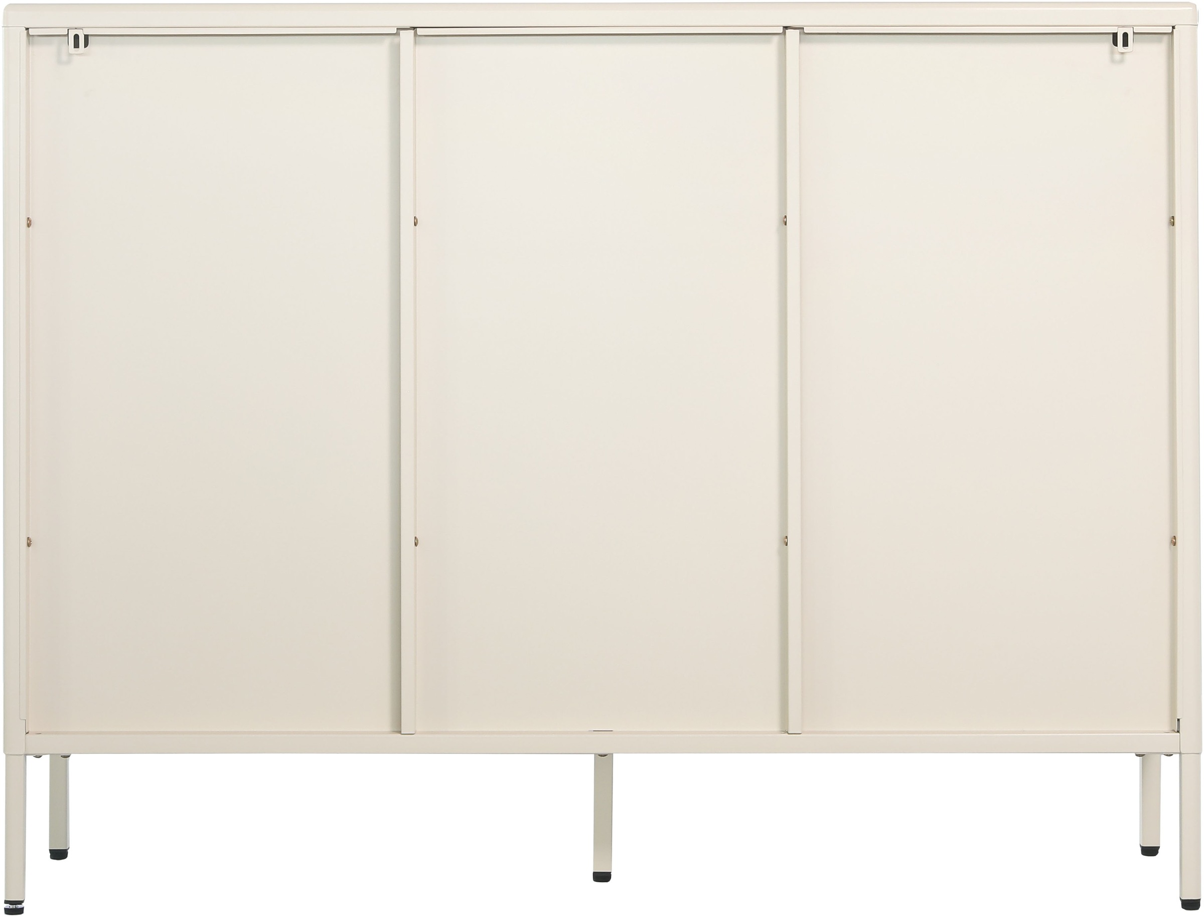 OTTO home Wäscheschrank »GERRON Sideboard Wäscheschrank Metallschrank« Schrank Anrichte Kommode Breite 120cm mit 3 Türen