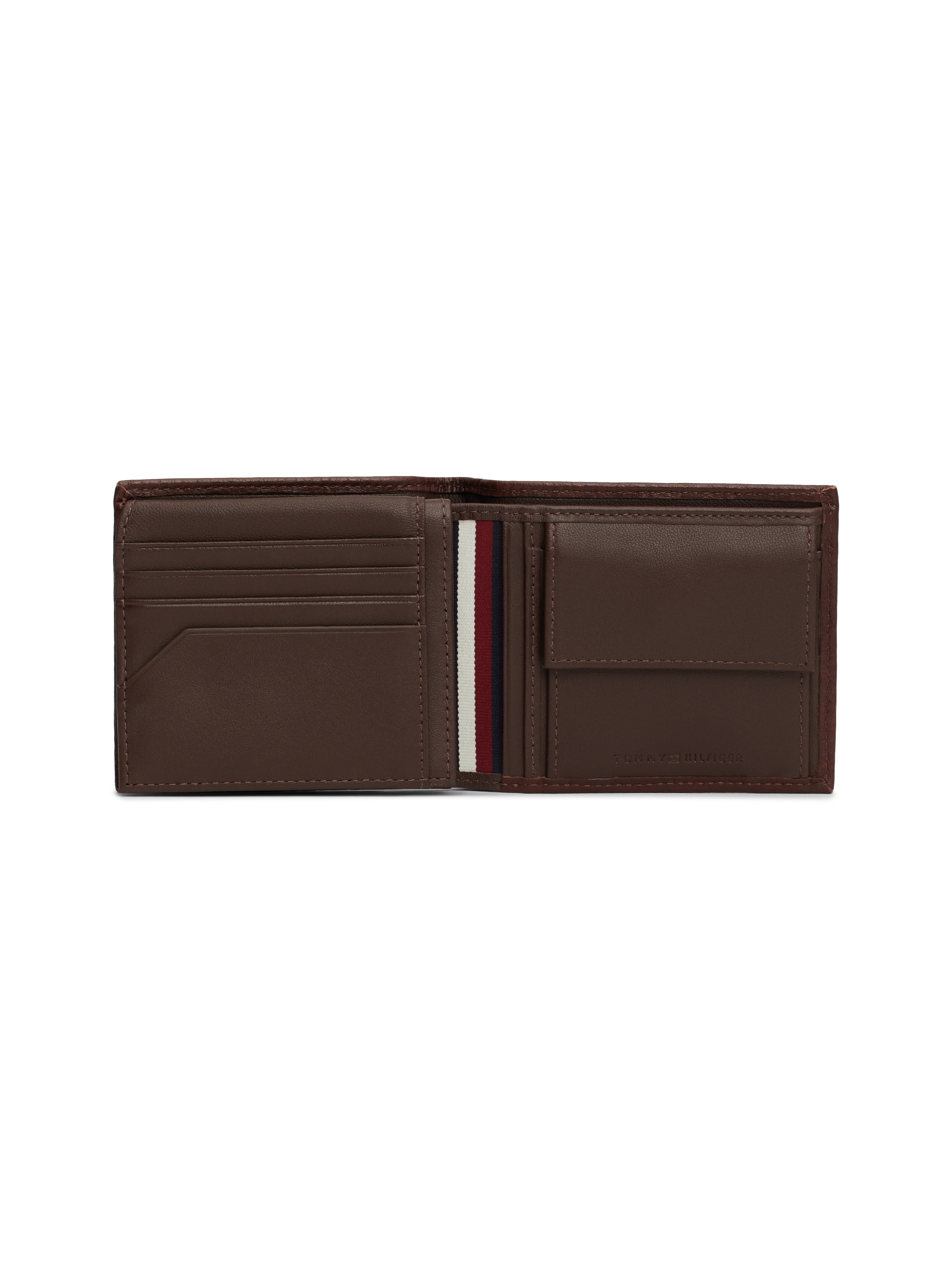 Tommy Hilfiger Geldbörse »Men TH PREMIUM CC FLAP AND COIN Bifold Wallet«, Herren Portemonnaie Leder