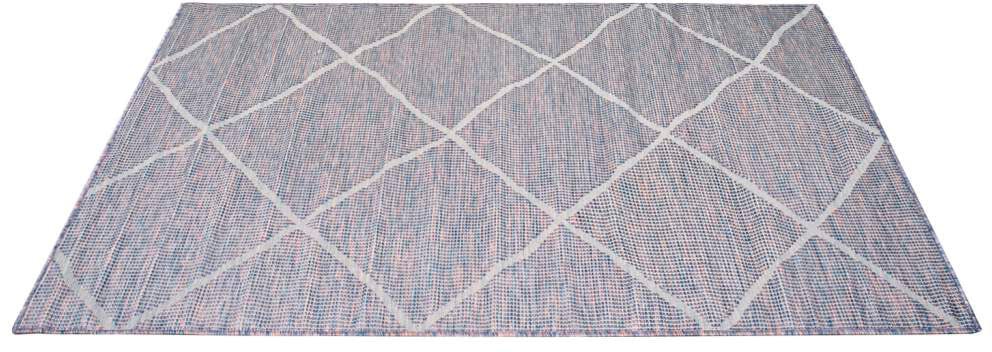 Carpet City Outdoorteppich »PALM 3075«, rechteckig, 5 mm Höhe, Läufer, Wetterfest & UV-beständig, für Balkon, Terrasse, Küche, flach