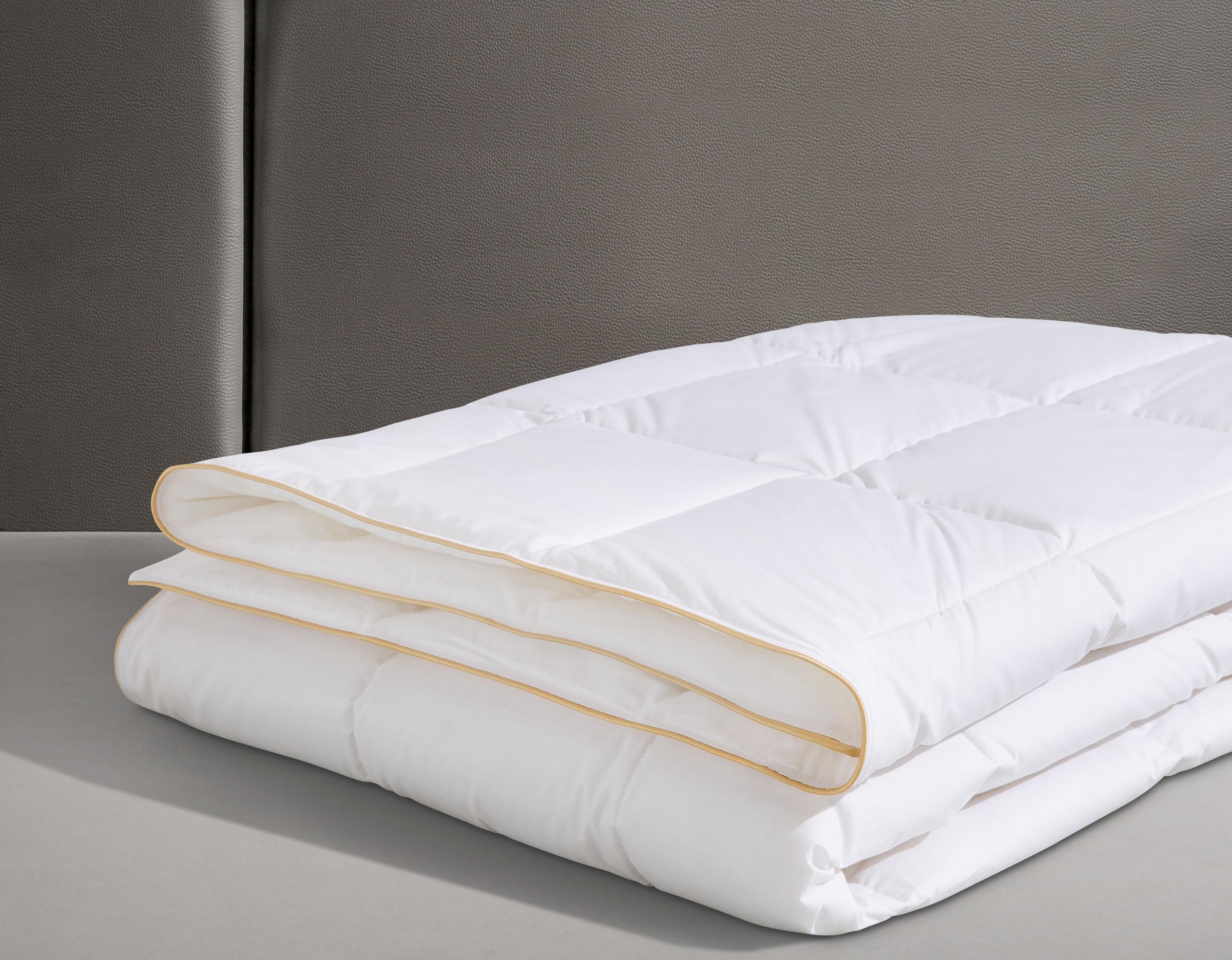 Thumbnail - Frau Holle Daunenbettdecke "Zara, Bettdecken für Sommer oder Winter, hergestellt in Deutschland" leicht Füllung 100Daune...