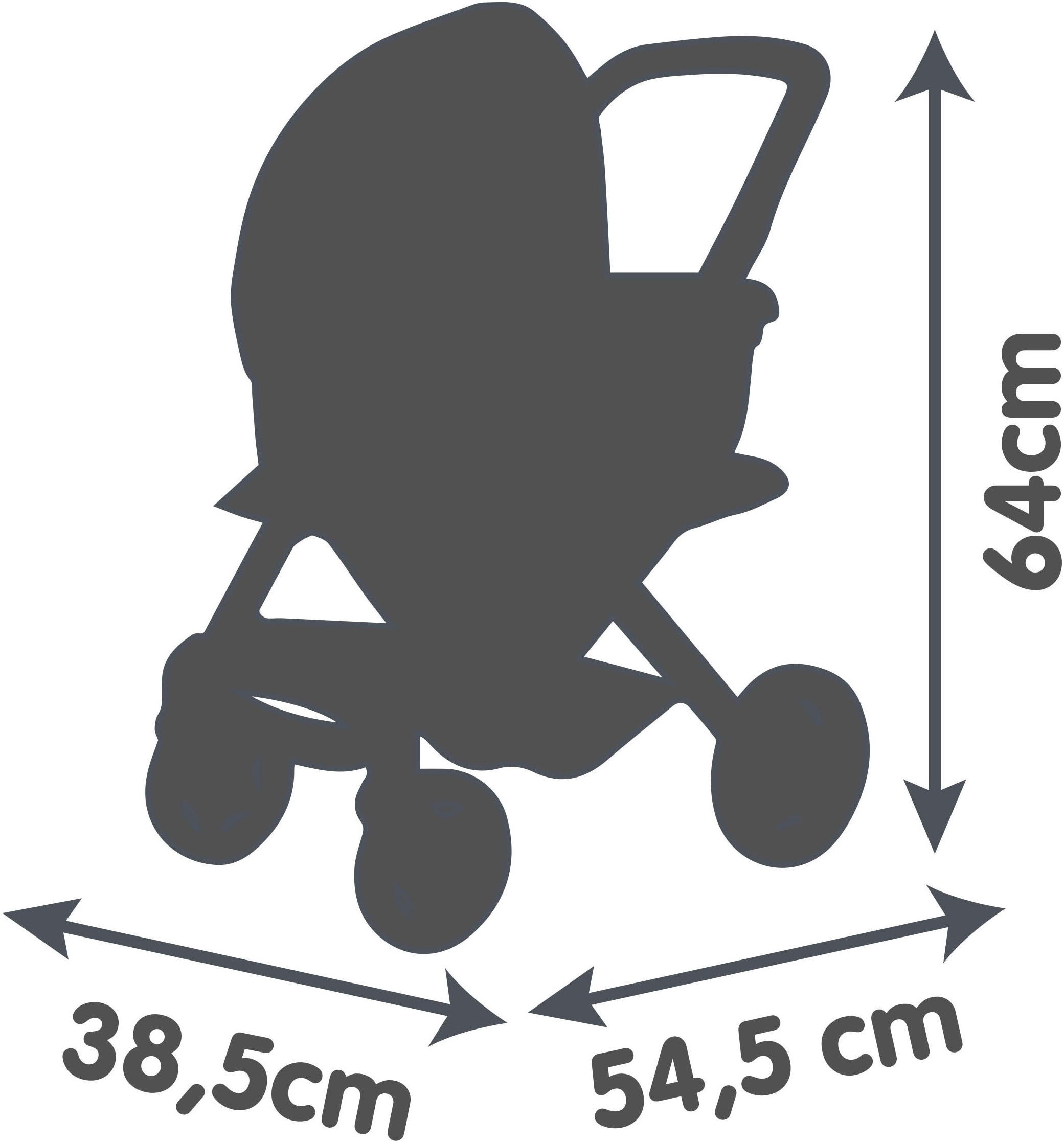 Smoby Kombi-Puppenwagen »Maxi-Cosi Puppenwagen 3-in-1«, Made in Europe