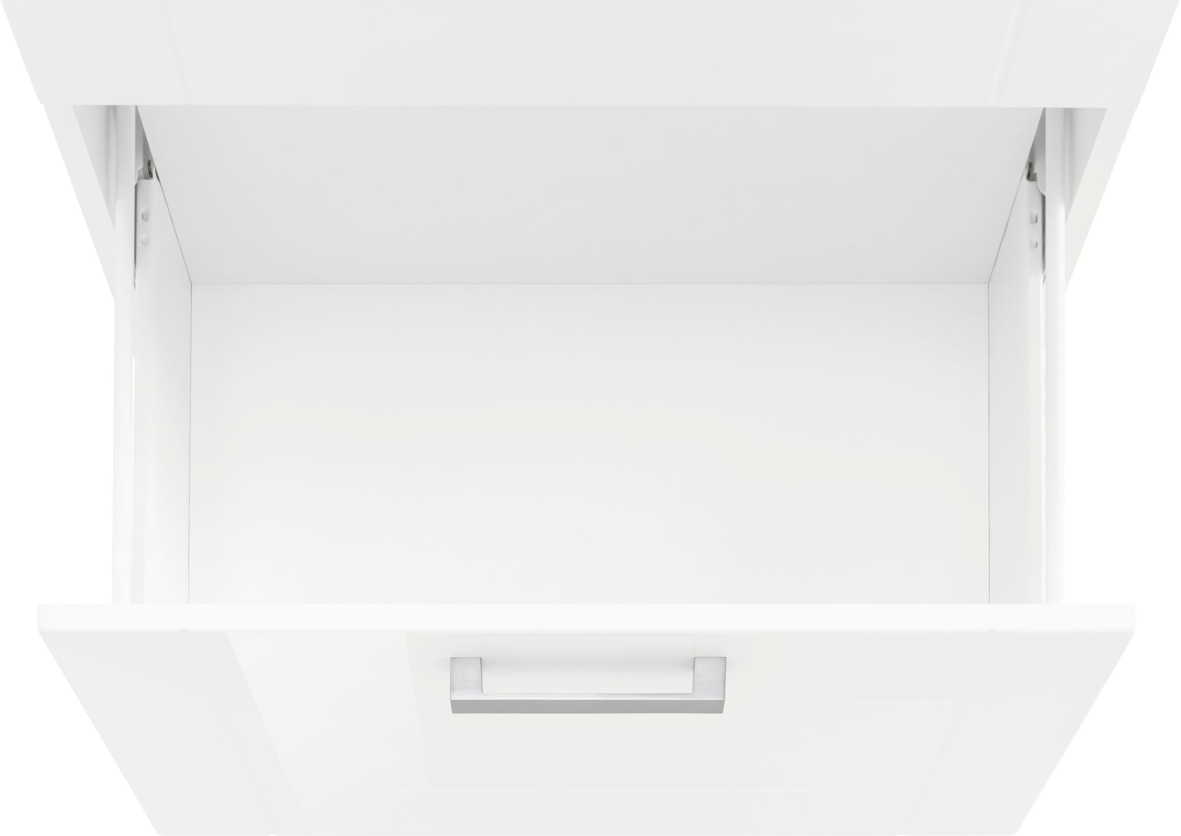 KOCHSTATION Kochfeldumbauschrank »KS-Tinnum«, 60 cm breit, 2 Auszüge, Metallgriffe, MDF Fronten