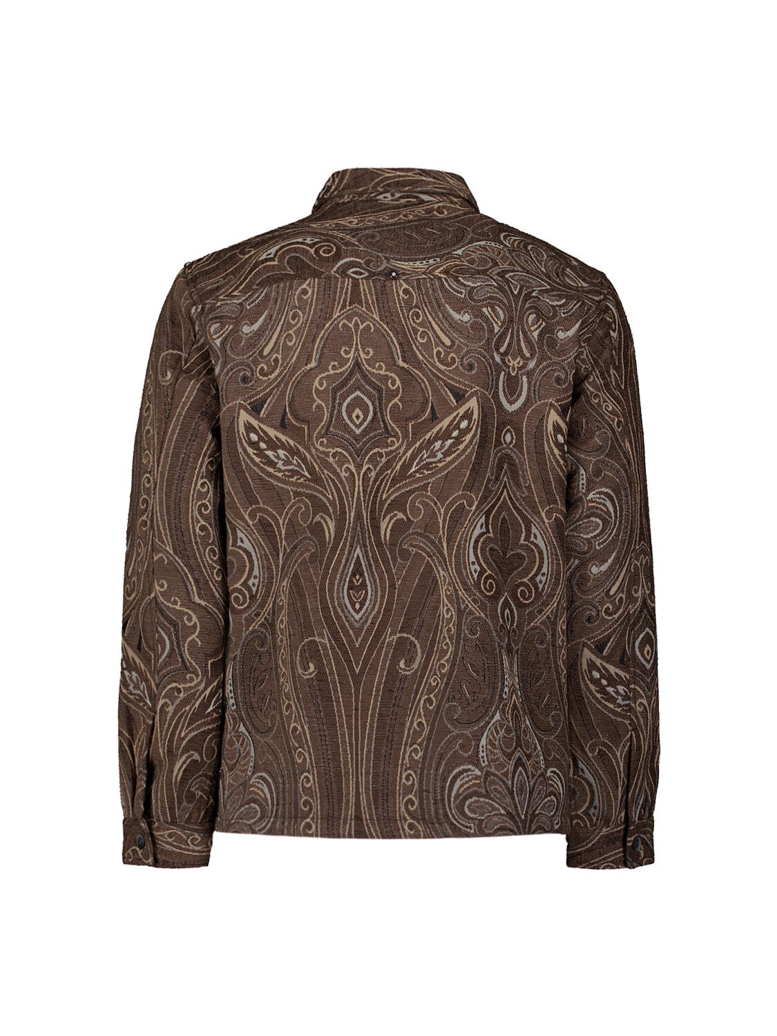 NO EXCESS Langarmhemd »No Excess Jacquard-Overshirt mit Muster«