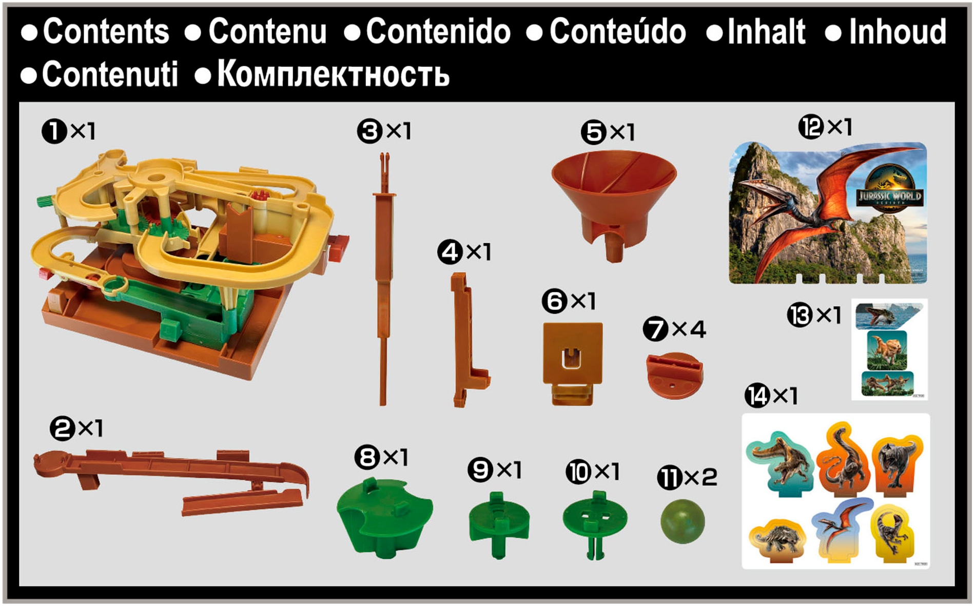 EPOCH Games Spiel »Jurassic World Rebirth Adventure Callenge«