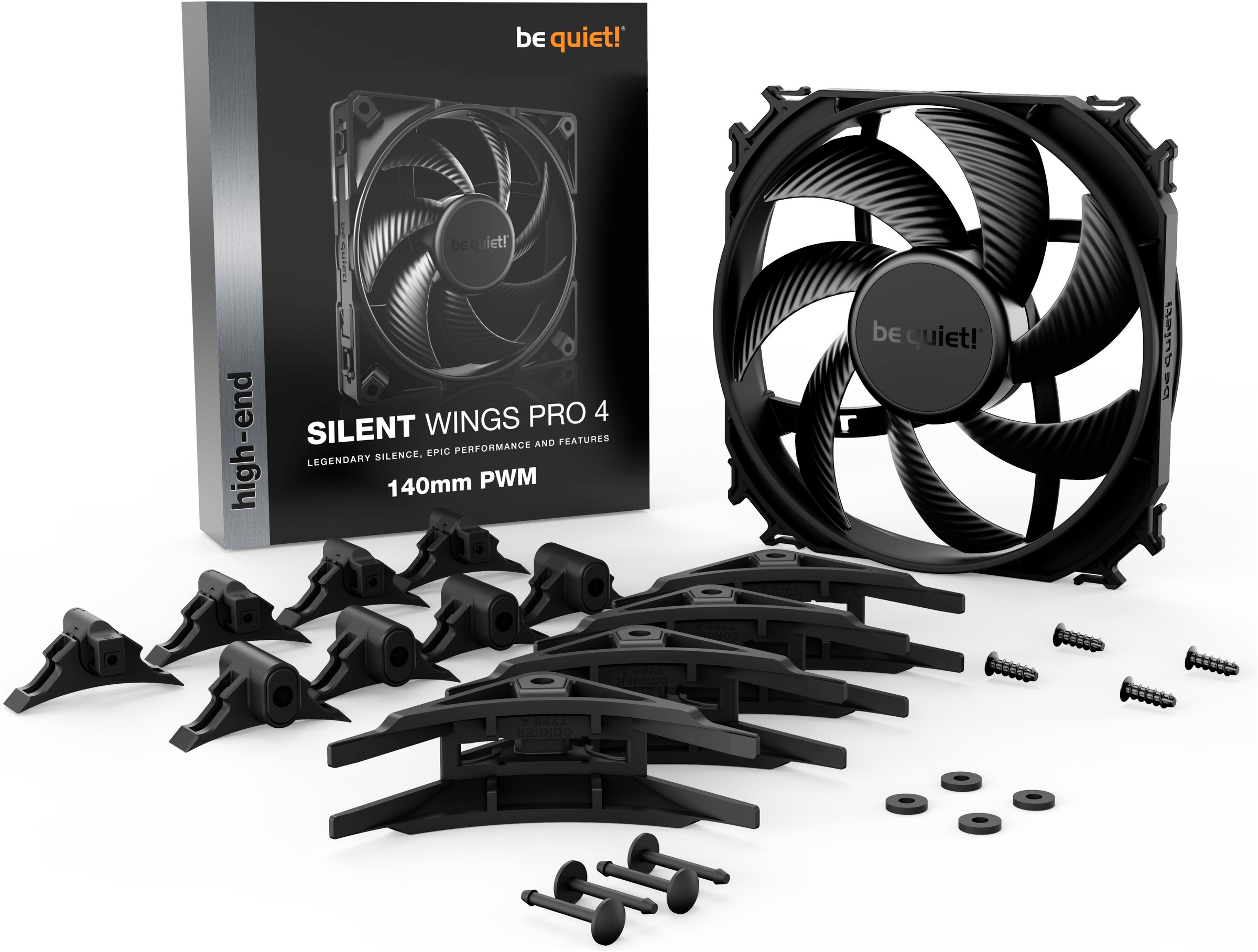 be quiet! Gehäuselüfter »SILENT WINGS PRO 4 140mm PWM«